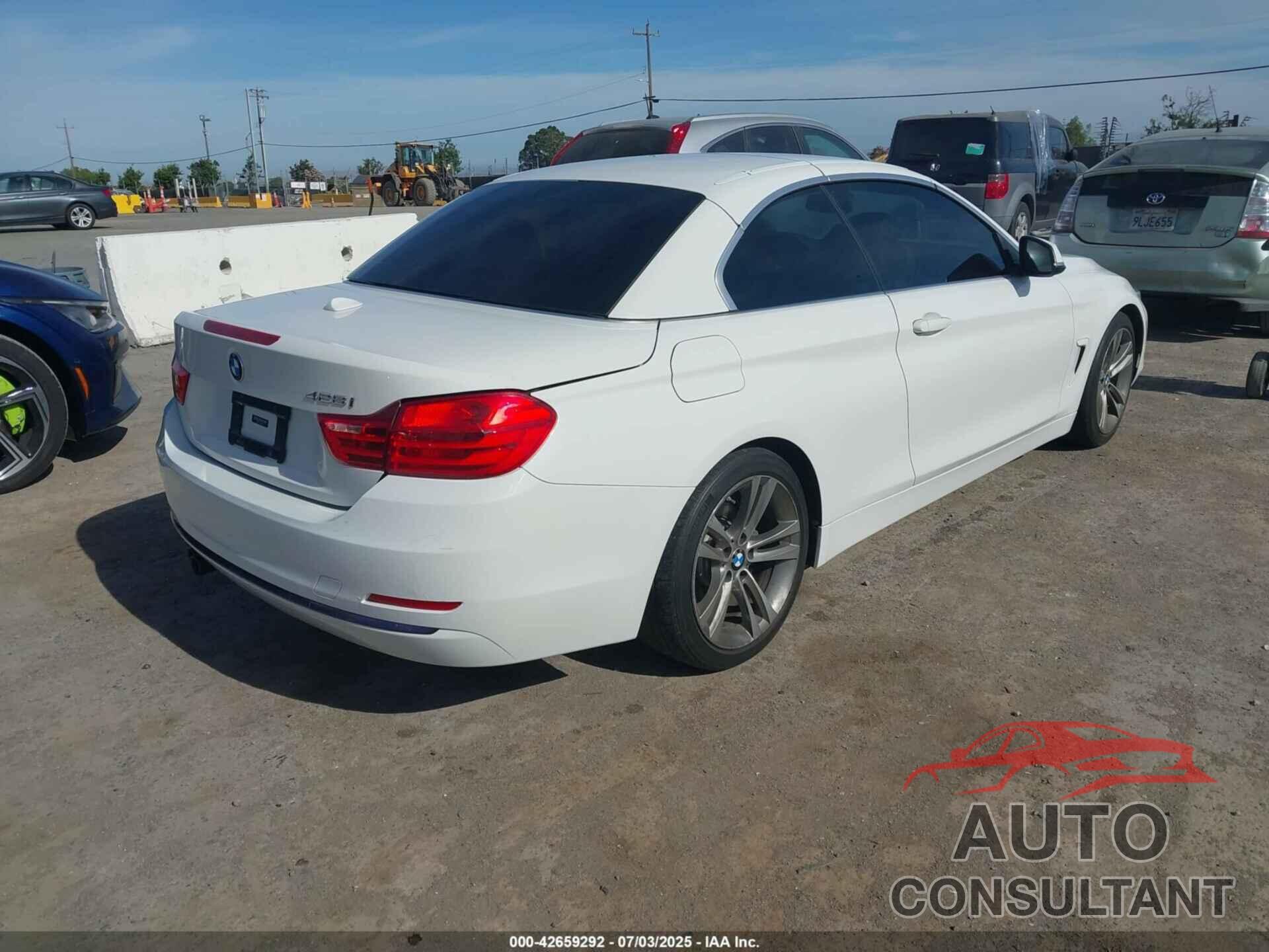 BMW 428I 2016 - WBA3V7C59G5A25524