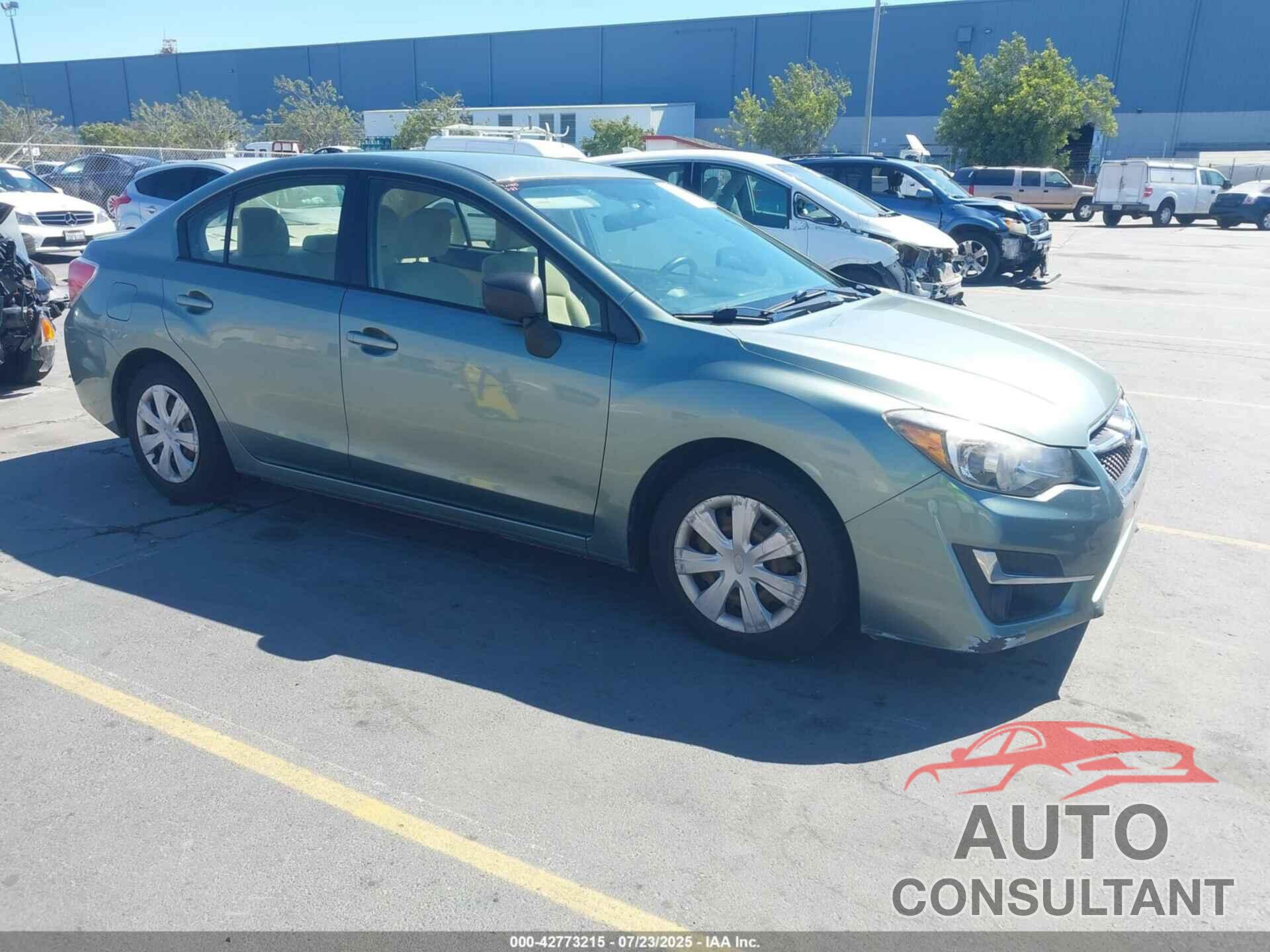 SUBARU IMPREZA 2016 - JF1GJAA68GH009440