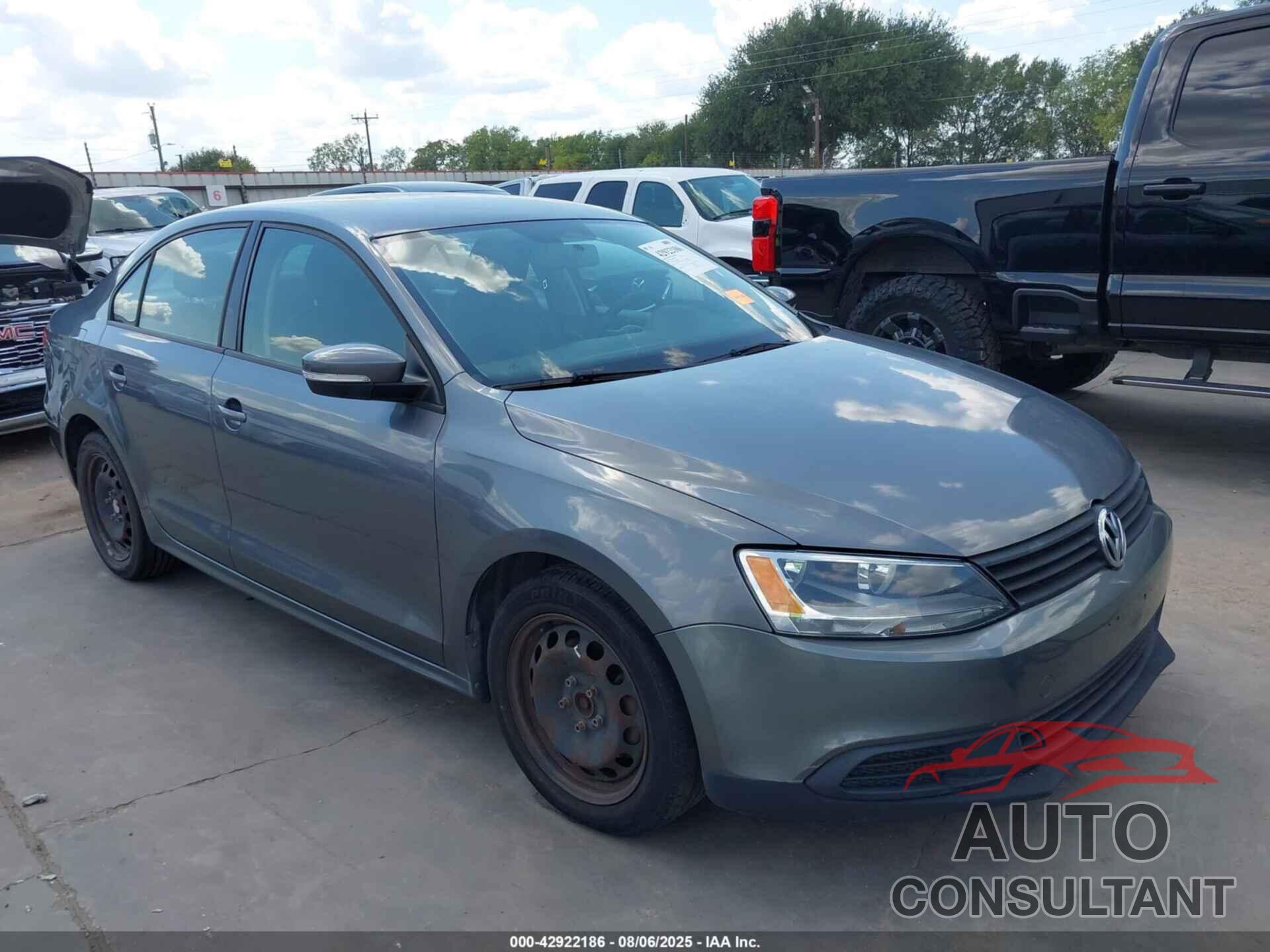 VOLKSWAGEN JETTA 2012 - 3VWDP7AJ6CM086636
