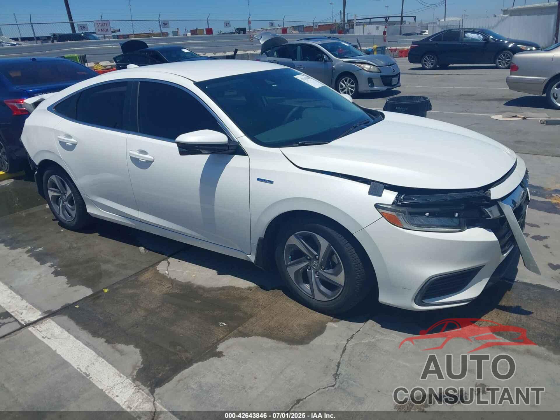 HONDA INSIGHT 2019 - 19XZE4F55KE010956