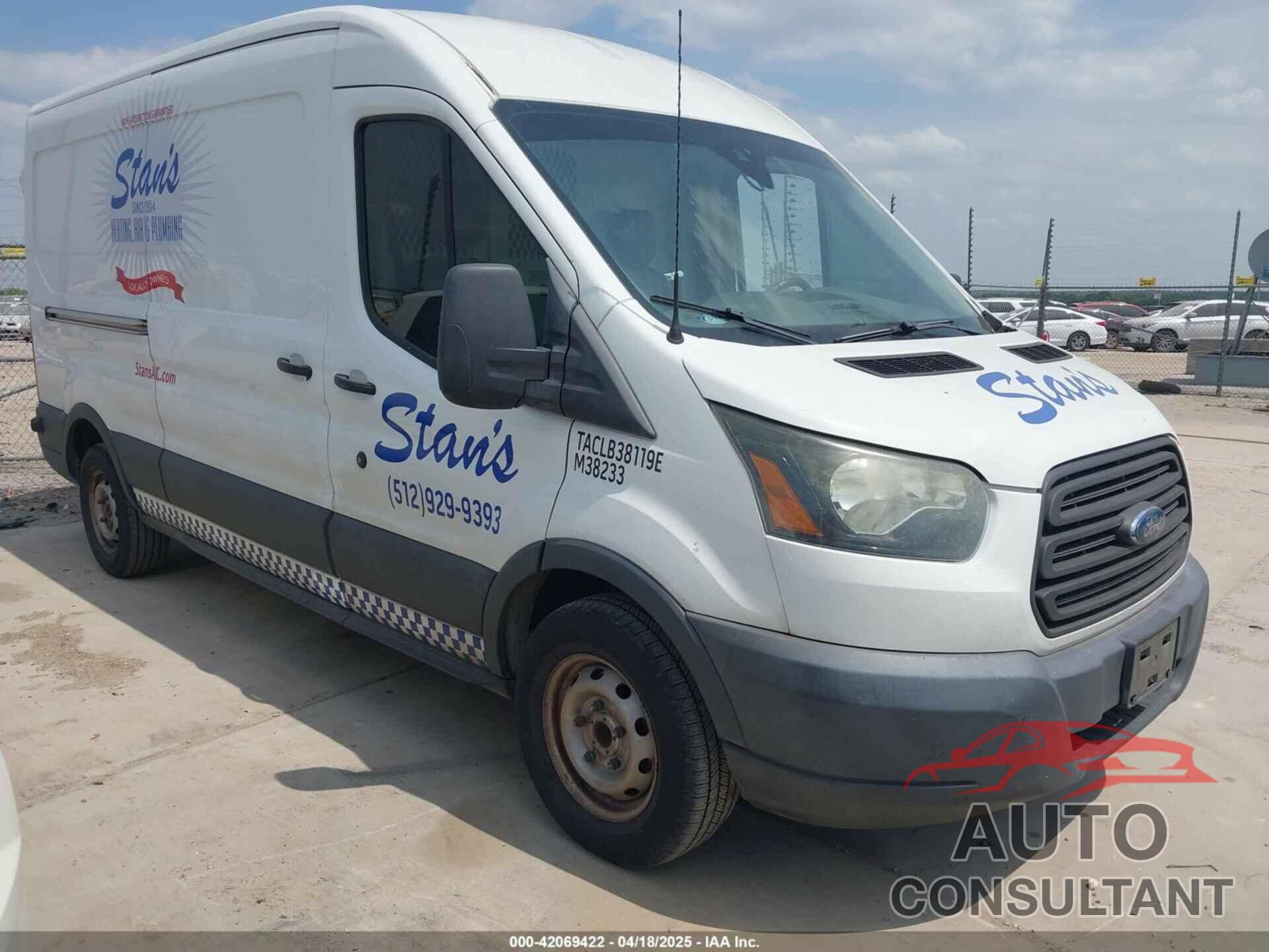 FORD TRANSIT-150 2016 - 1FTYE2CM1GKA13966