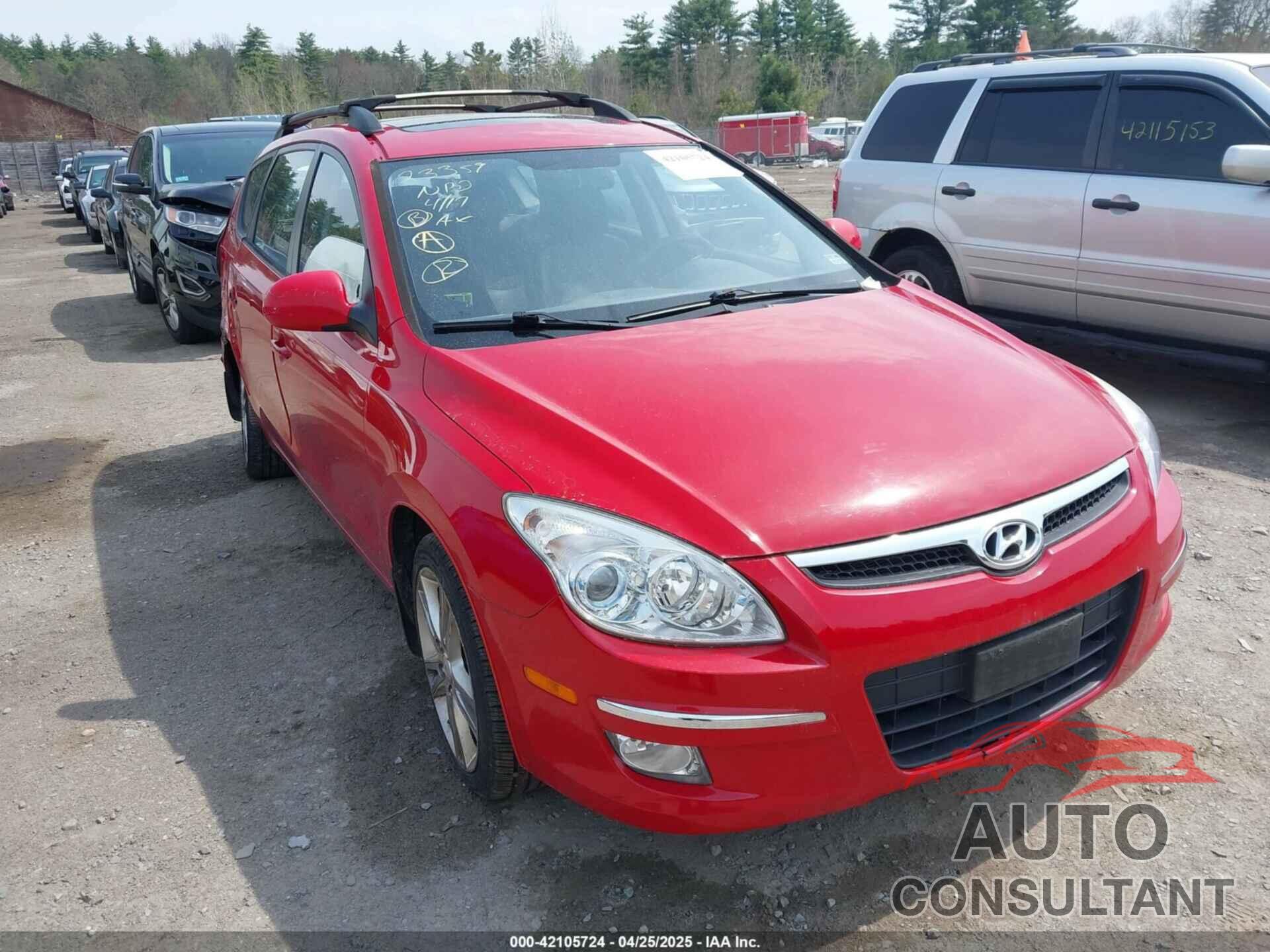 HYUNDAI ELANTRA TOURING 2012 - KMHDC8AE3CU141655