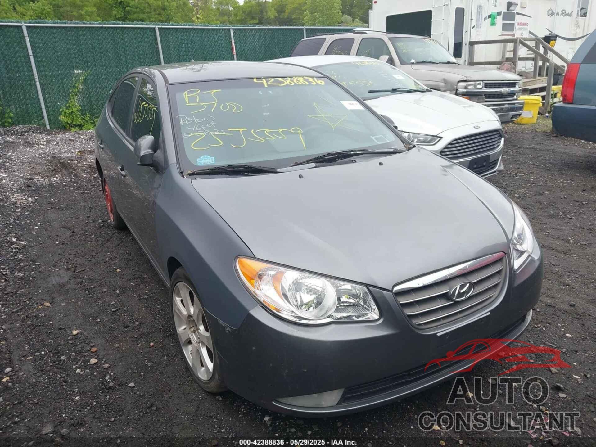 HYUNDAI ELANTRA 2009 - KMHDU46D29U649131