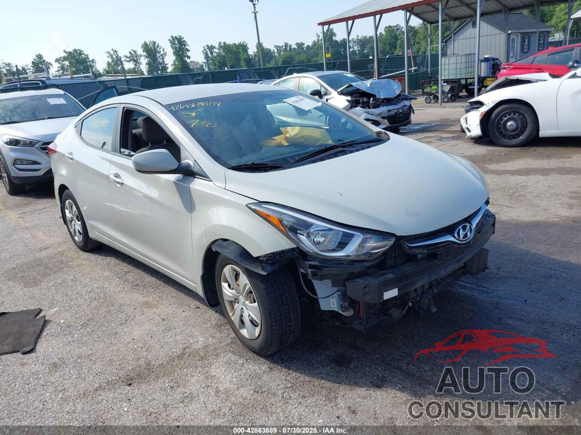 HYUNDAI ELANTRA 2016 - 5NPDH4AE1GH769552