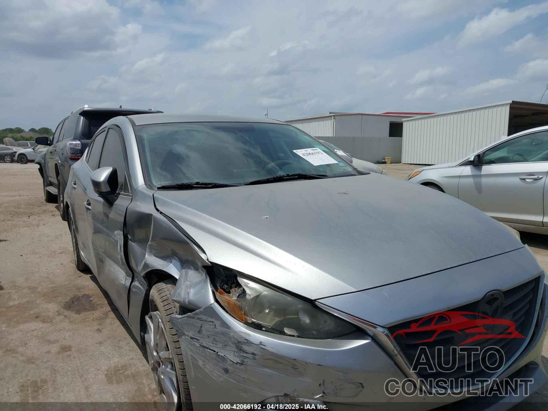 MAZDA MAZDA3 2016 - JM1BM1U72G1333394