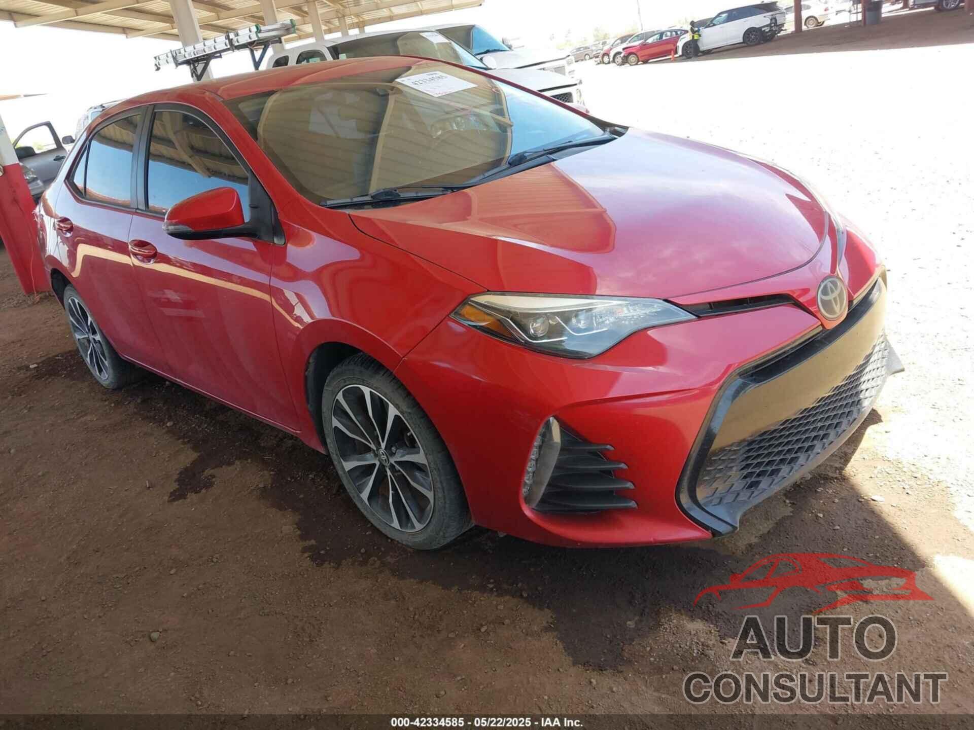 TOYOTA COROLLA 2019 - 2T1BURHE6KC211732