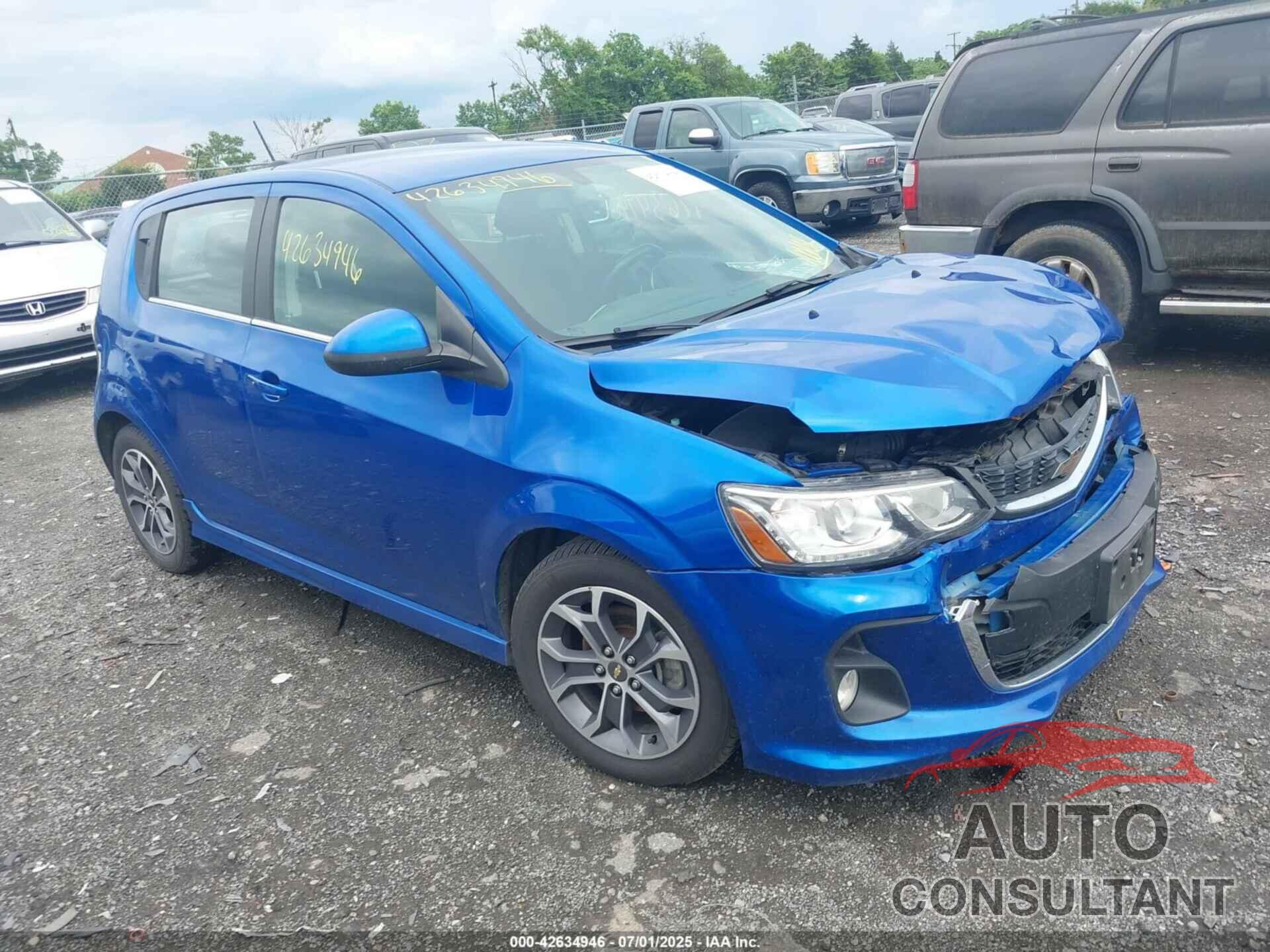 CHEVROLET SONIC 2017 - 1G1JD6SB7H4100104