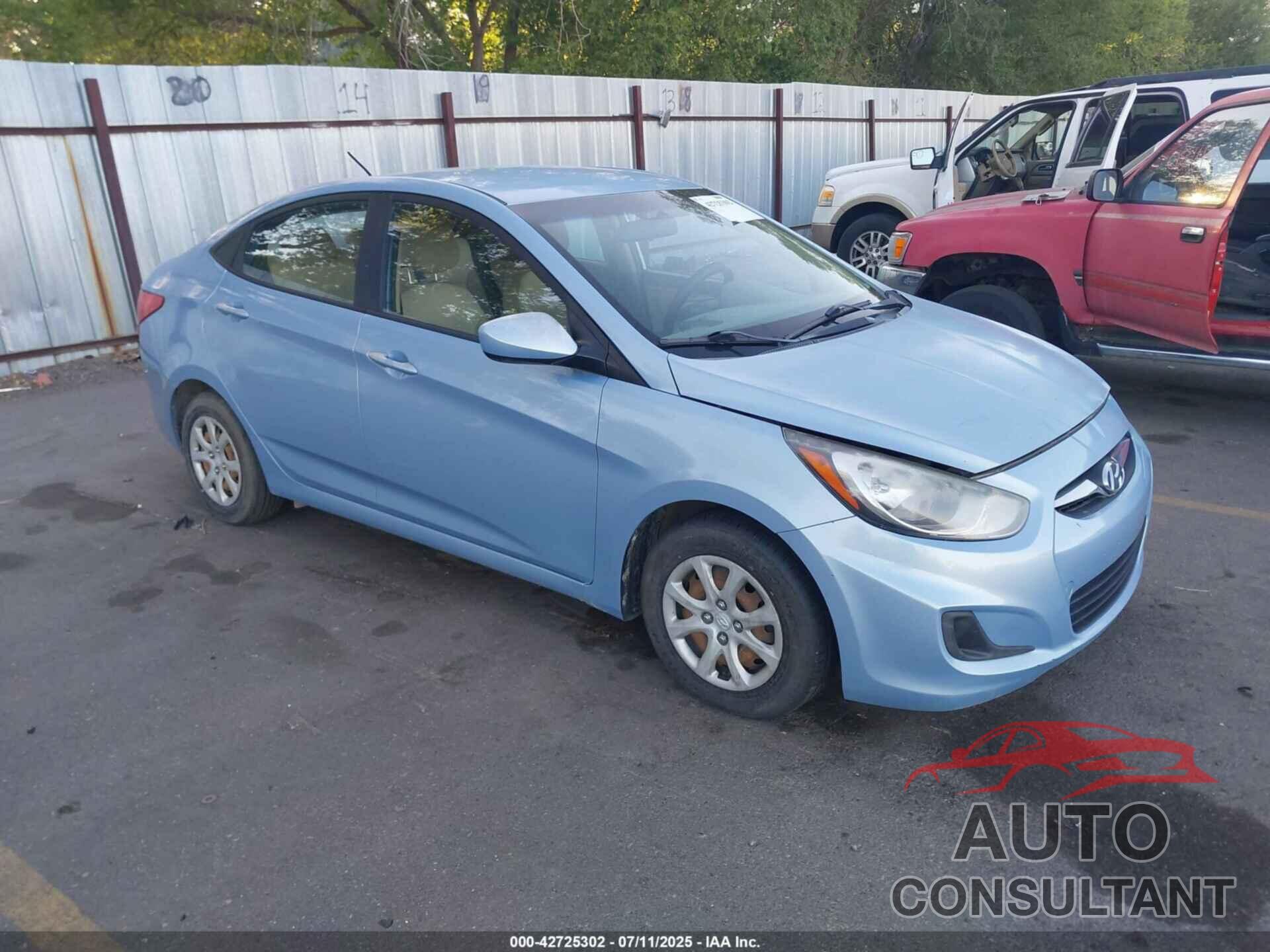 HYUNDAI ACCENT 2013 - KMHCT4AE7DU387033