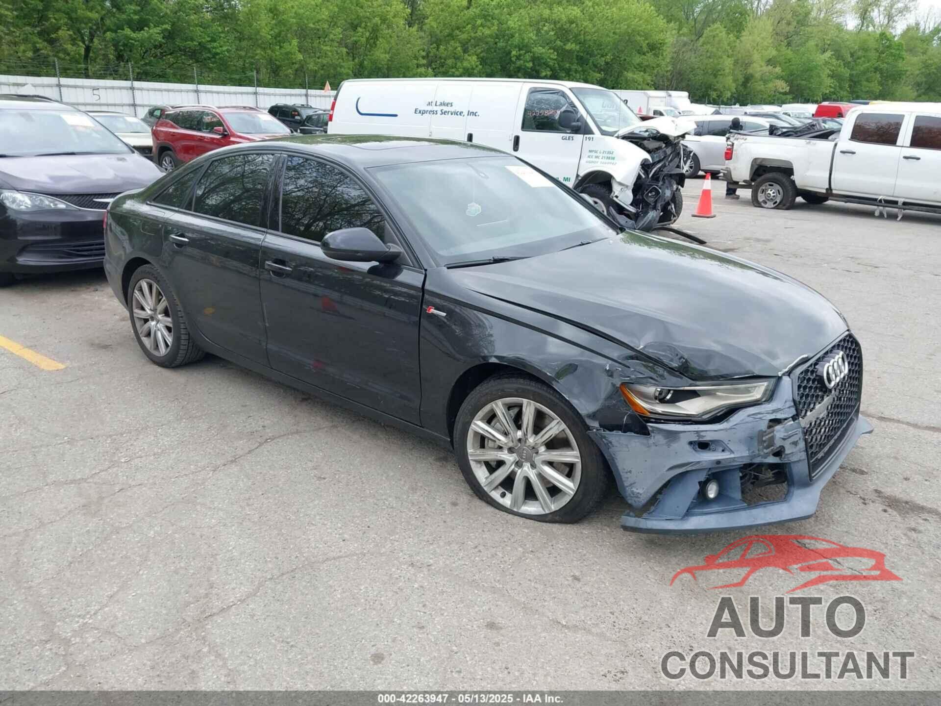 AUDI A6 2013 - WAUGGBFC0DN045713