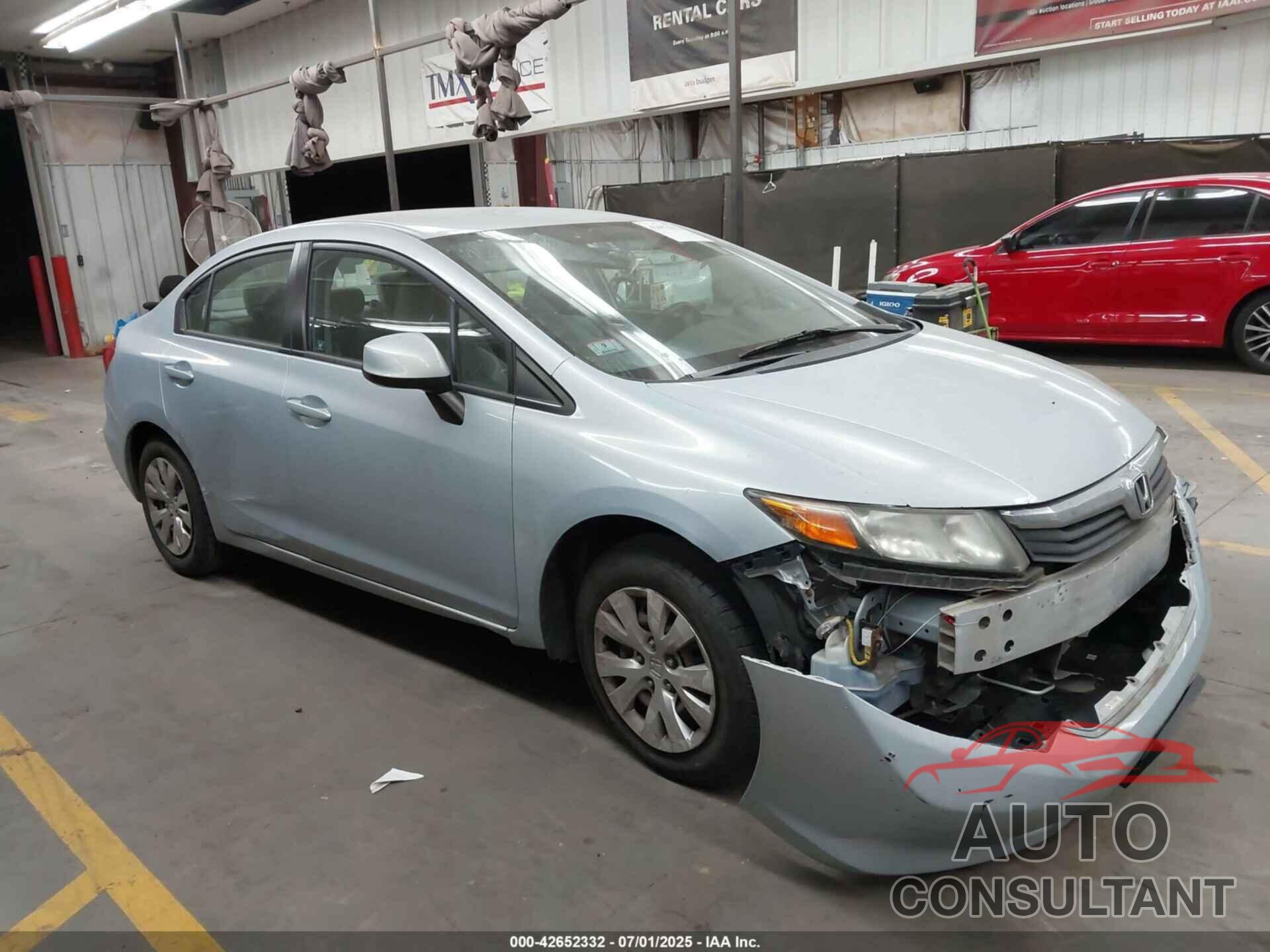 HONDA CIVIC 2012 - 2HGFB2F58CH598259