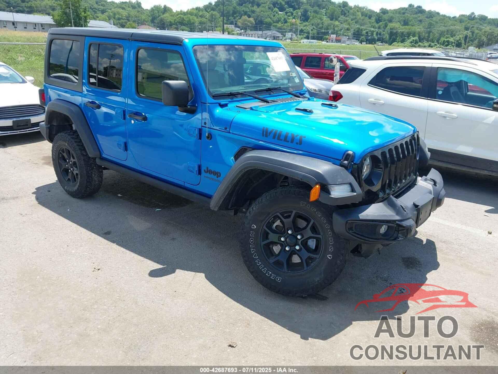JEEP WRANGLER UNLIMITED 2022 - 1C4HJXDM6NW141603