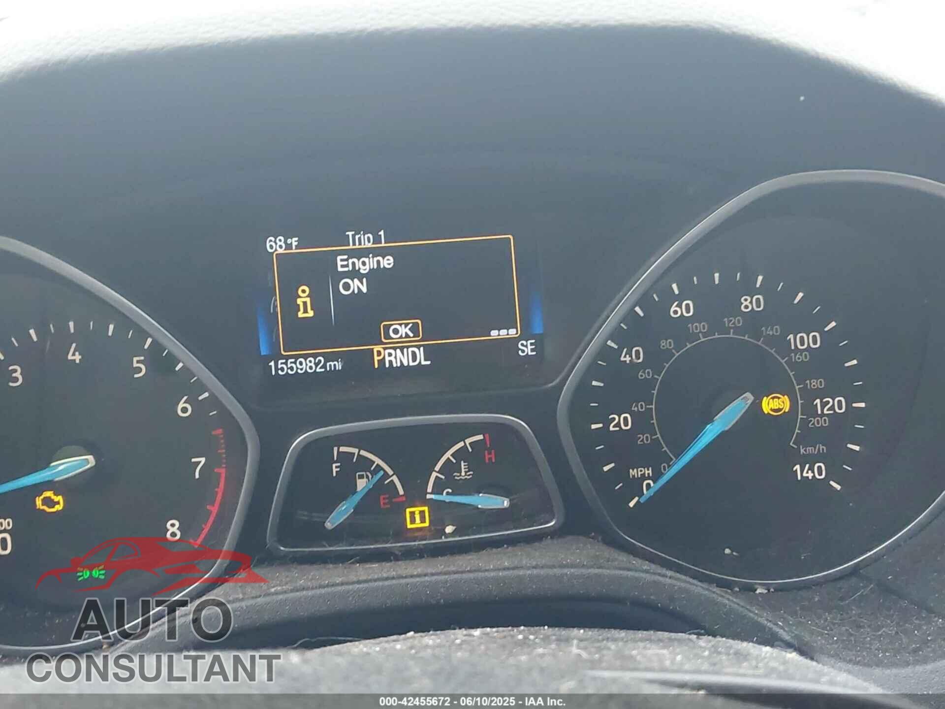 FORD FOCUS 2015 - 1FADP3F26FL262710