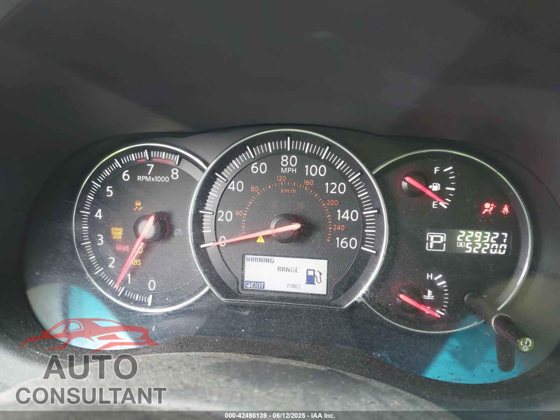 NISSAN MAXIMA 2012 - 1N4AA5APXCC856439