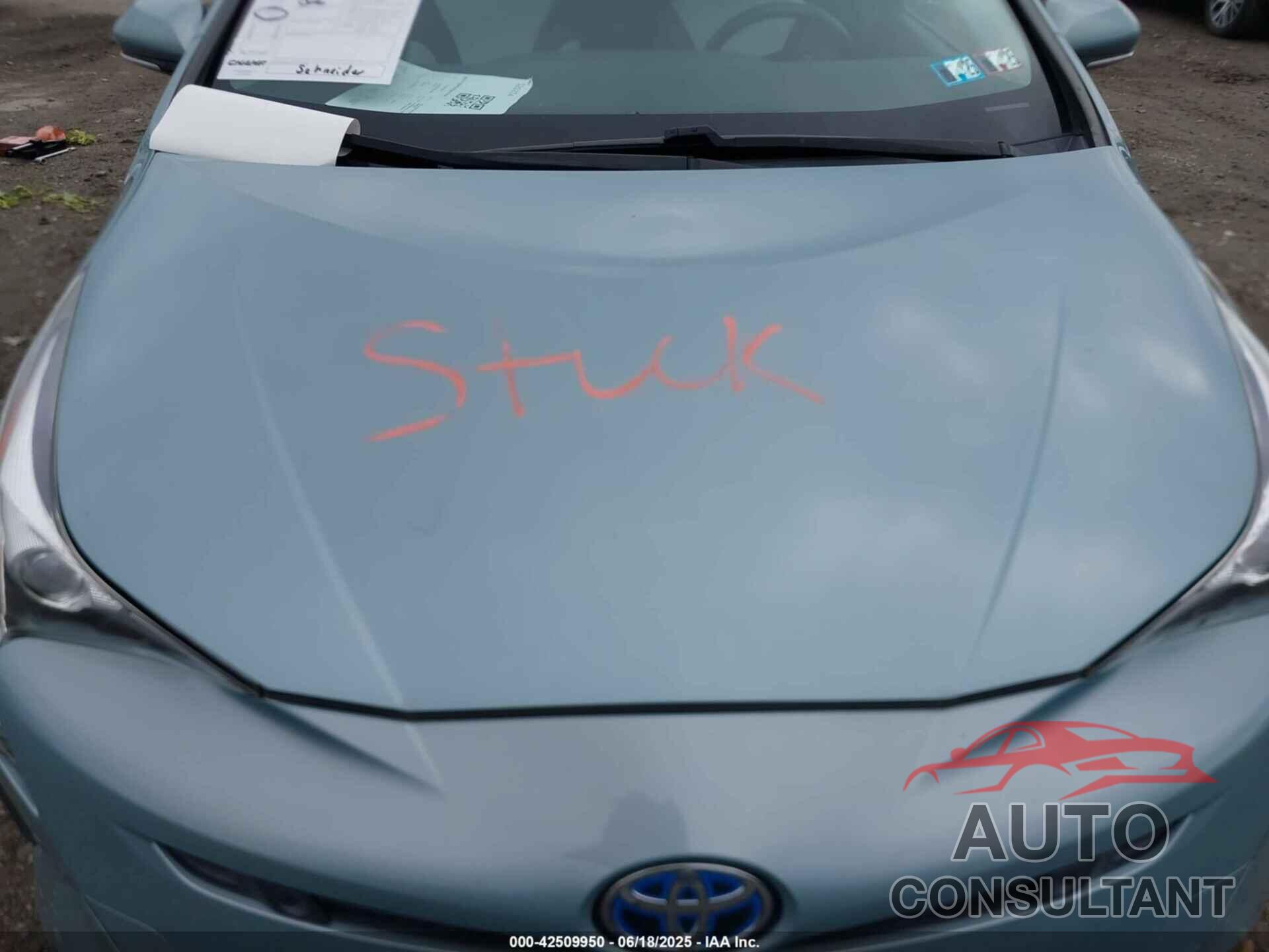 TOYOTA PRIUS 2017 - JTDKARFU2H3048467