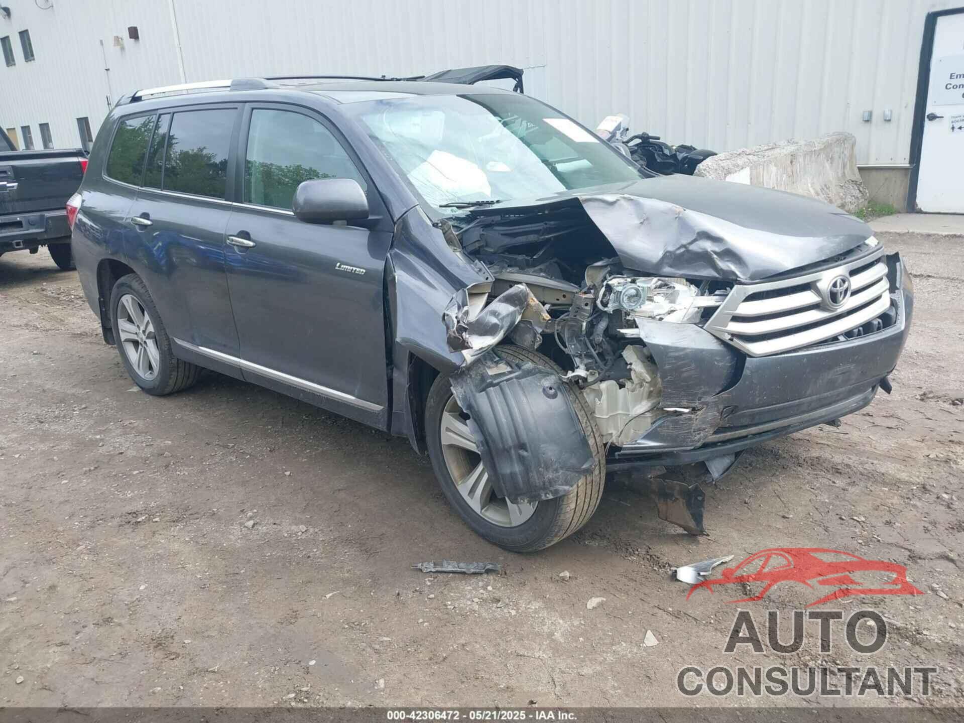 TOYOTA HIGHLANDER 2013 - 5TDDK3EH0DS221967