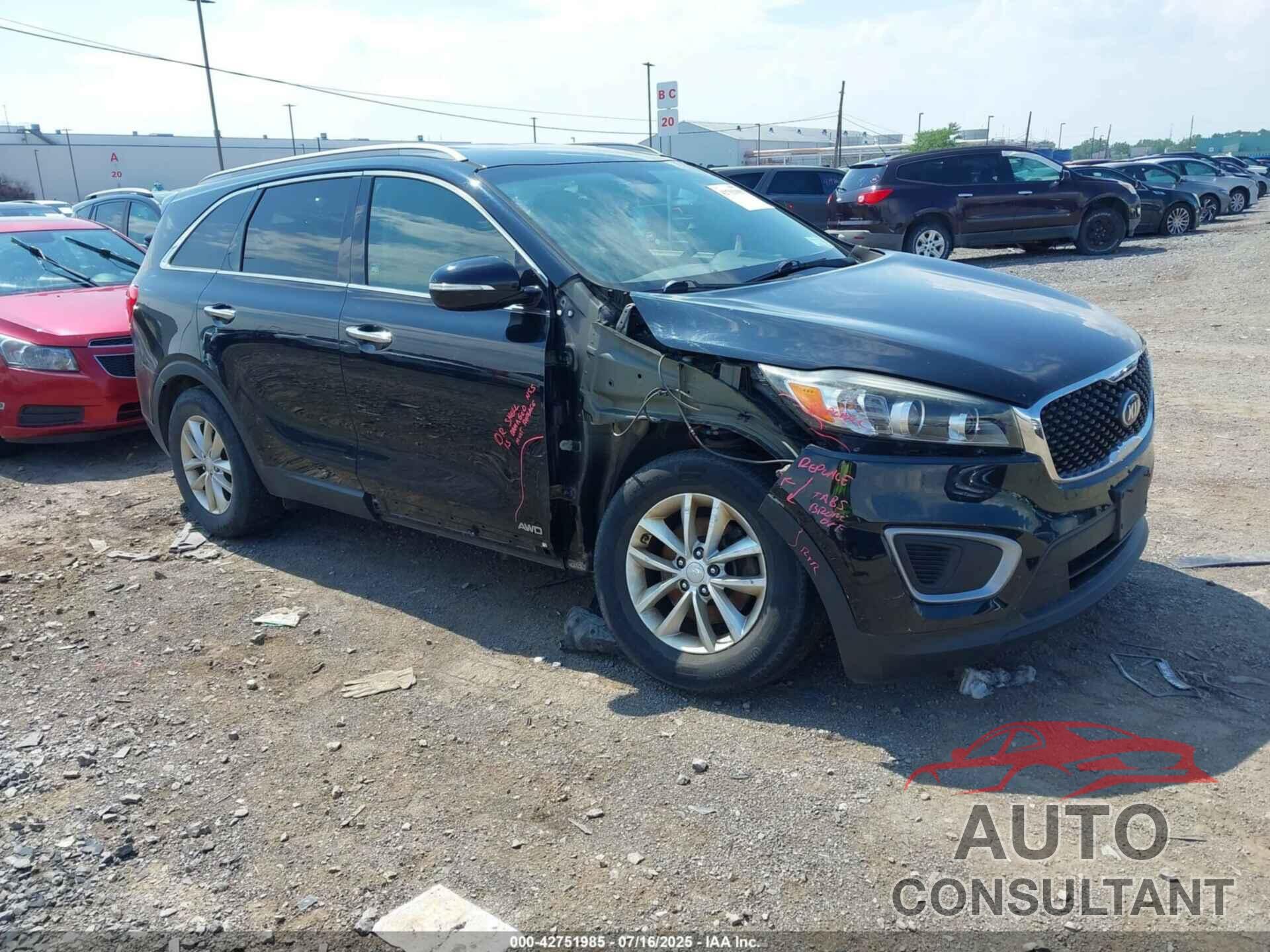 KIA SORENTO 2016 - 5XYPGDA37GG049761