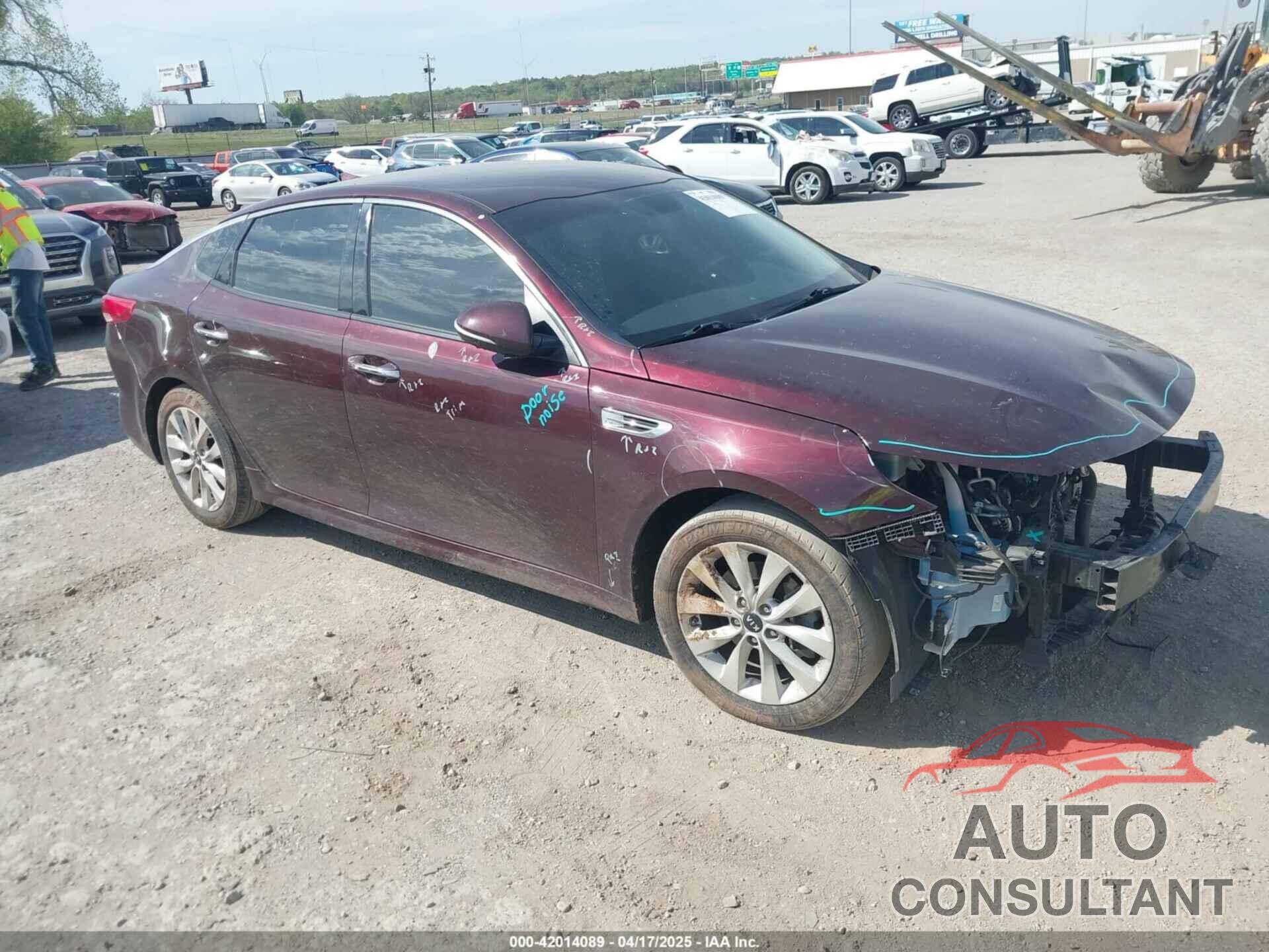 KIA OPTIMA 2016 - 5XXGU4L34GG009096