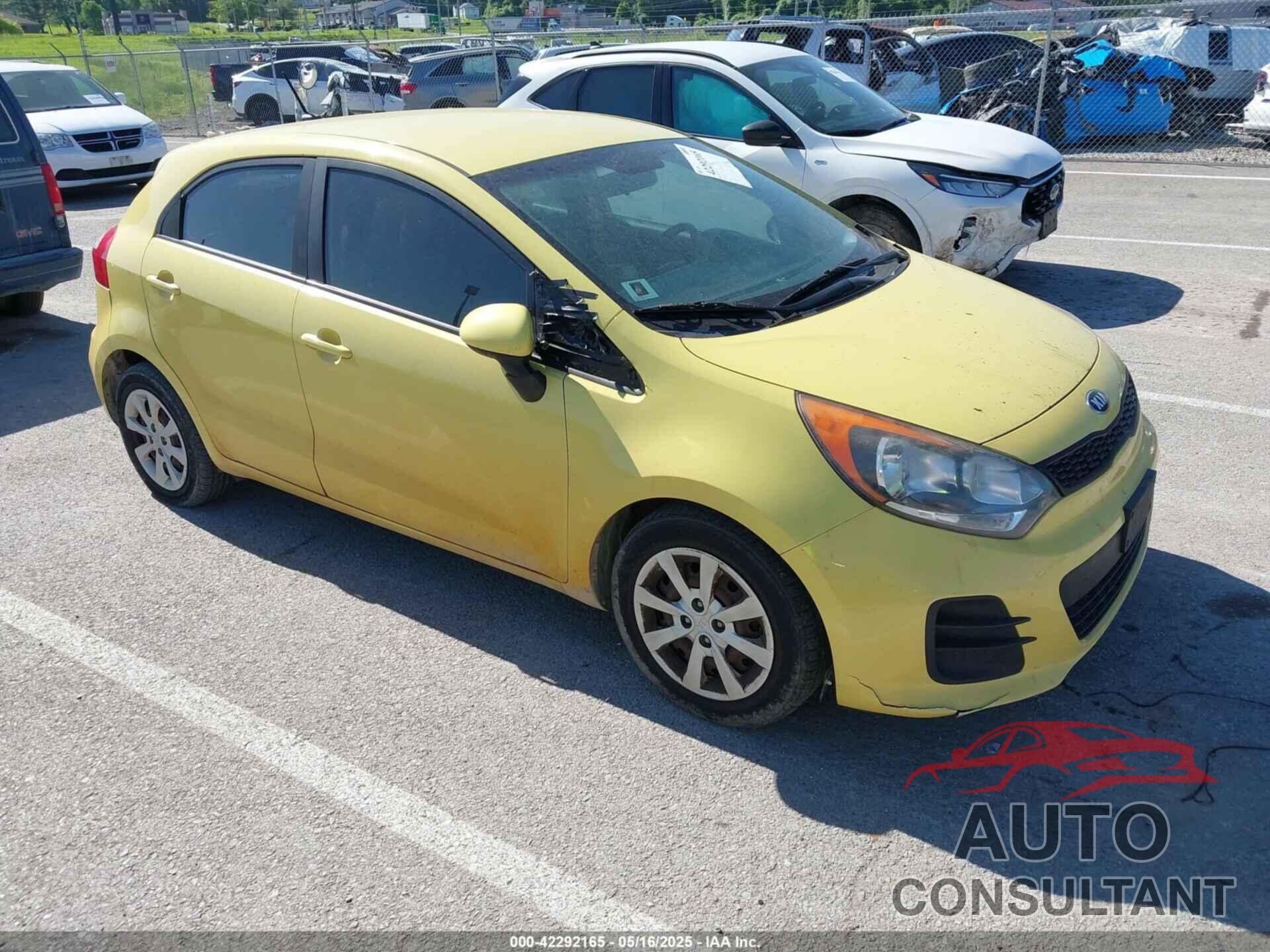 KIA RIO 2016 - KNADM5A34G6569577