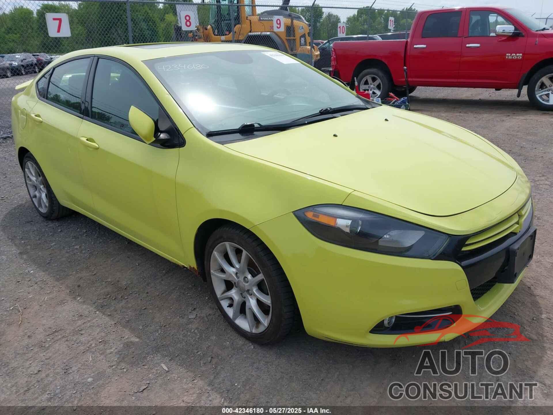 DODGE DART 2013 - 1C3CDFBA9DD208942