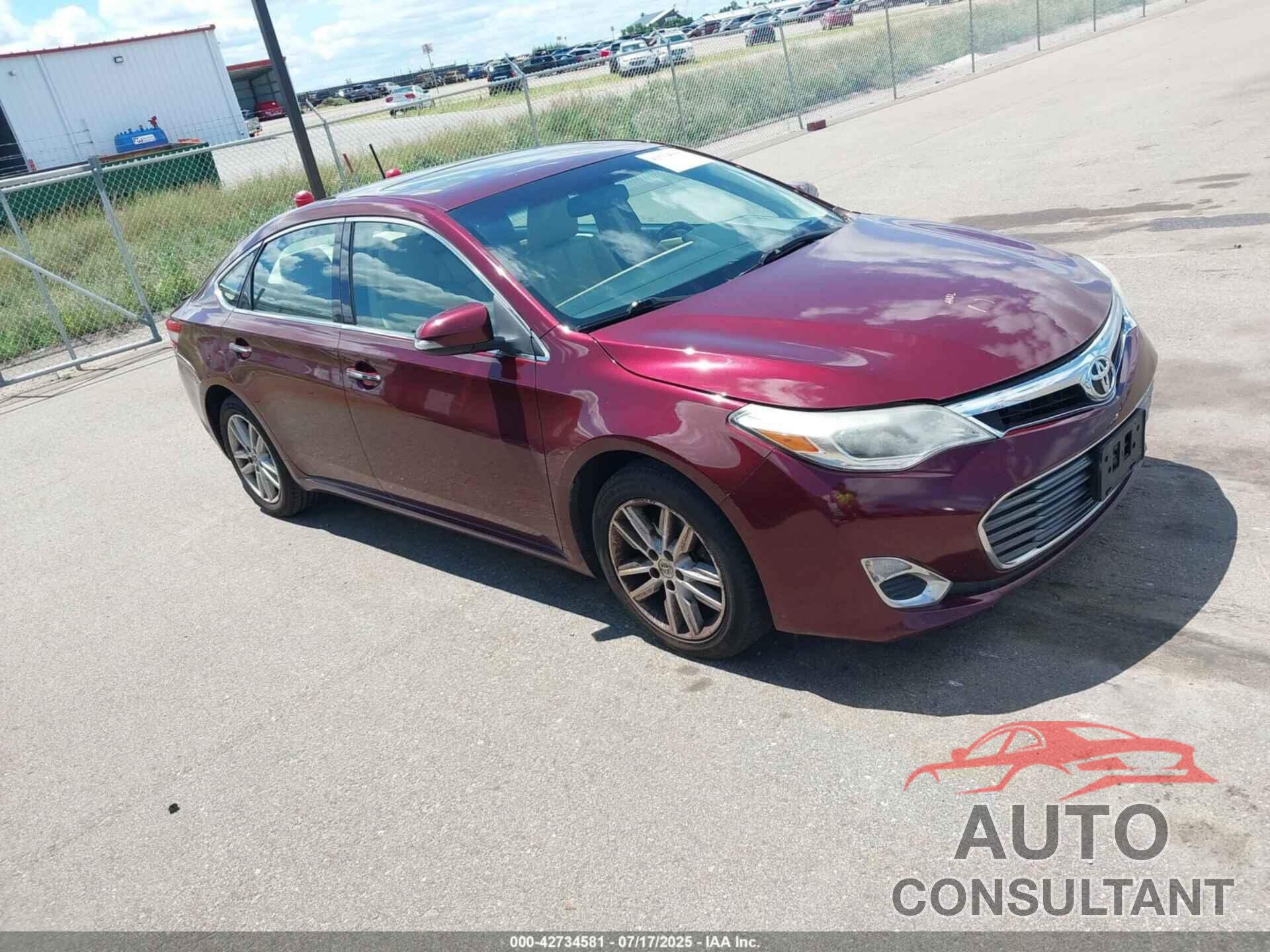 TOYOTA AVALON 2013 - 4T1BK1EB5DU041429