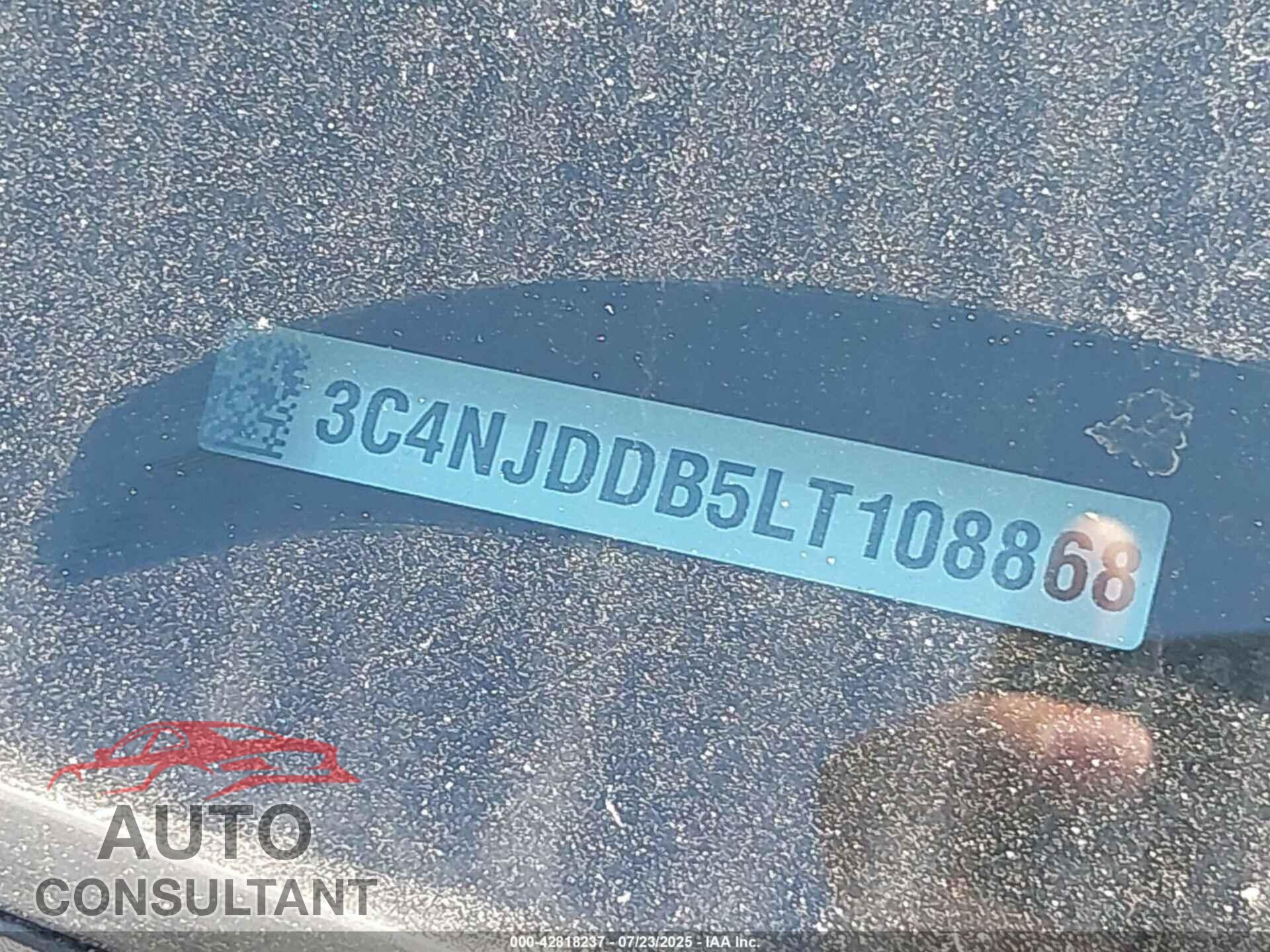 JEEP COMPASS 2020 - 3C4NJDDB5LT108868