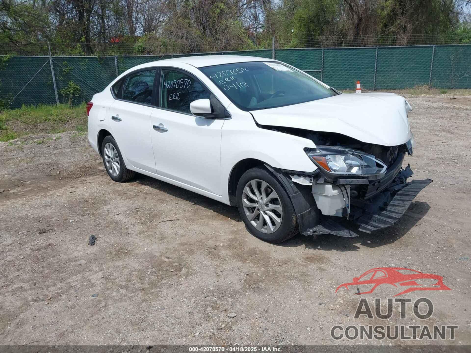 NISSAN SENTRA 2019 - 3N1AB7APXKY308713