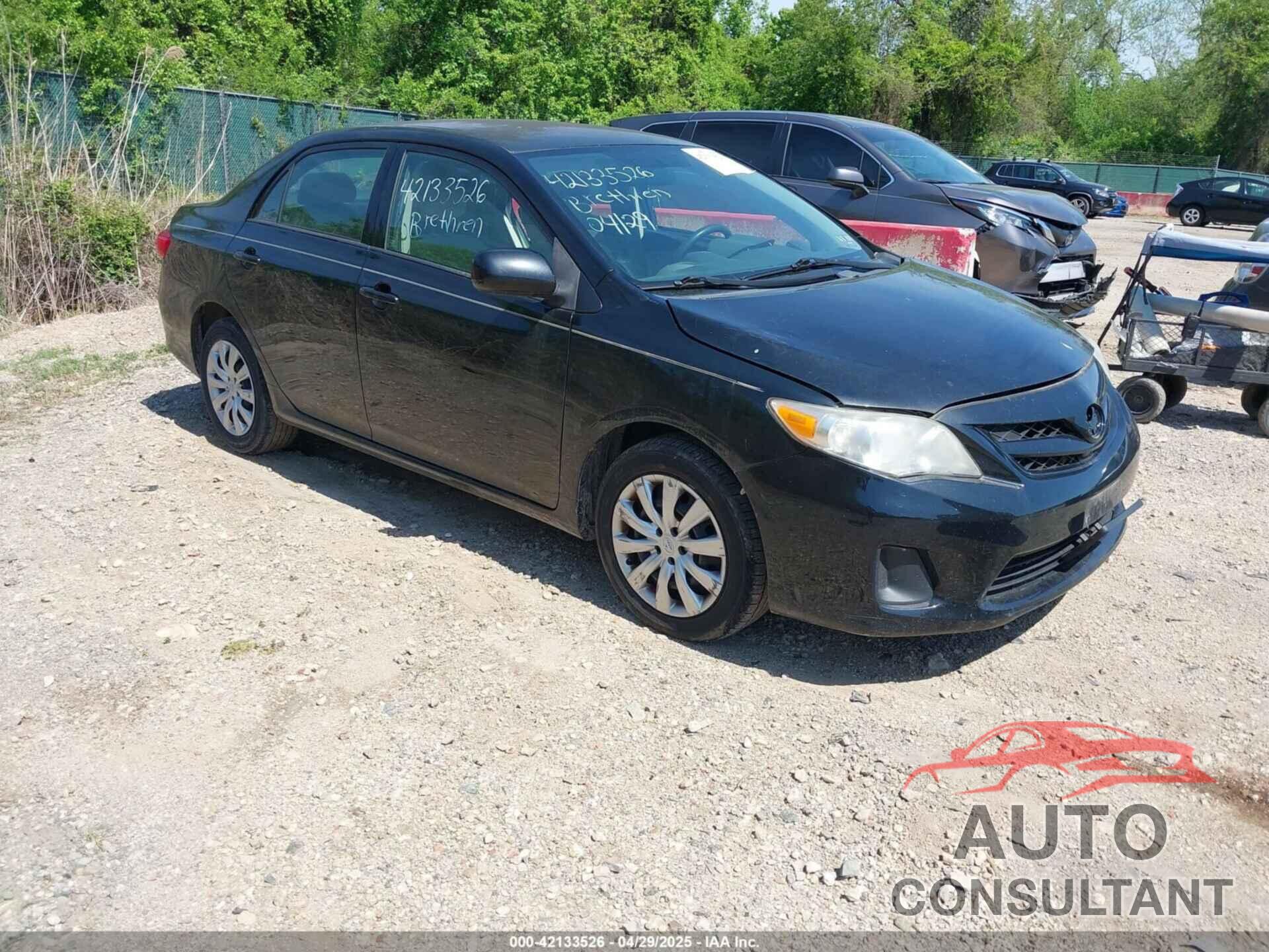 TOYOTA COROLLA 2012 - 2T1BU4EE1CC758190