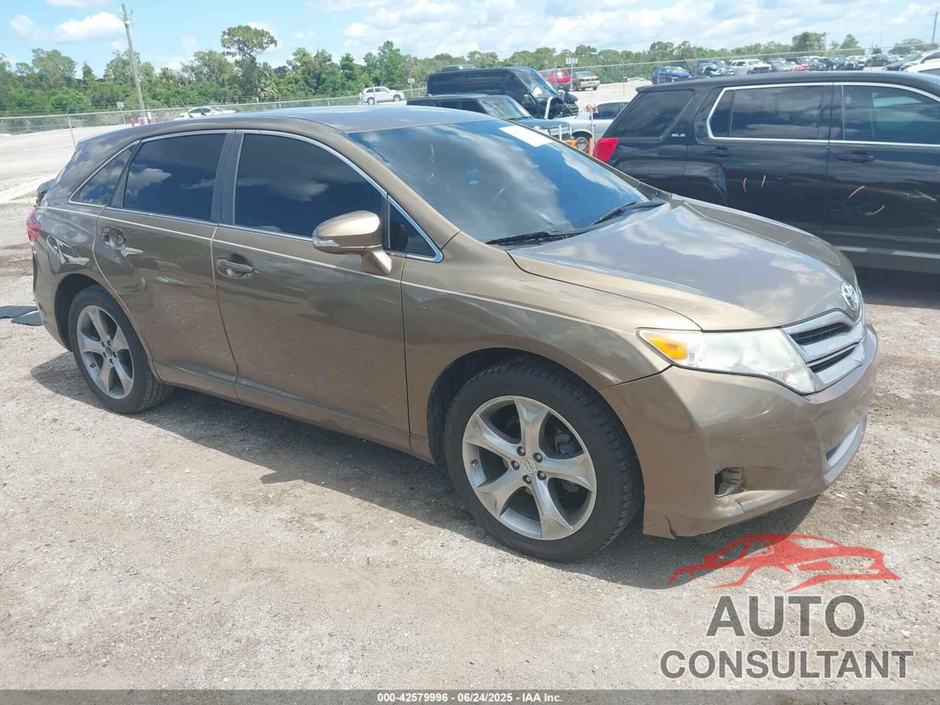 TOYOTA VENZA 2013 - 4T3ZK3BB9DU054349