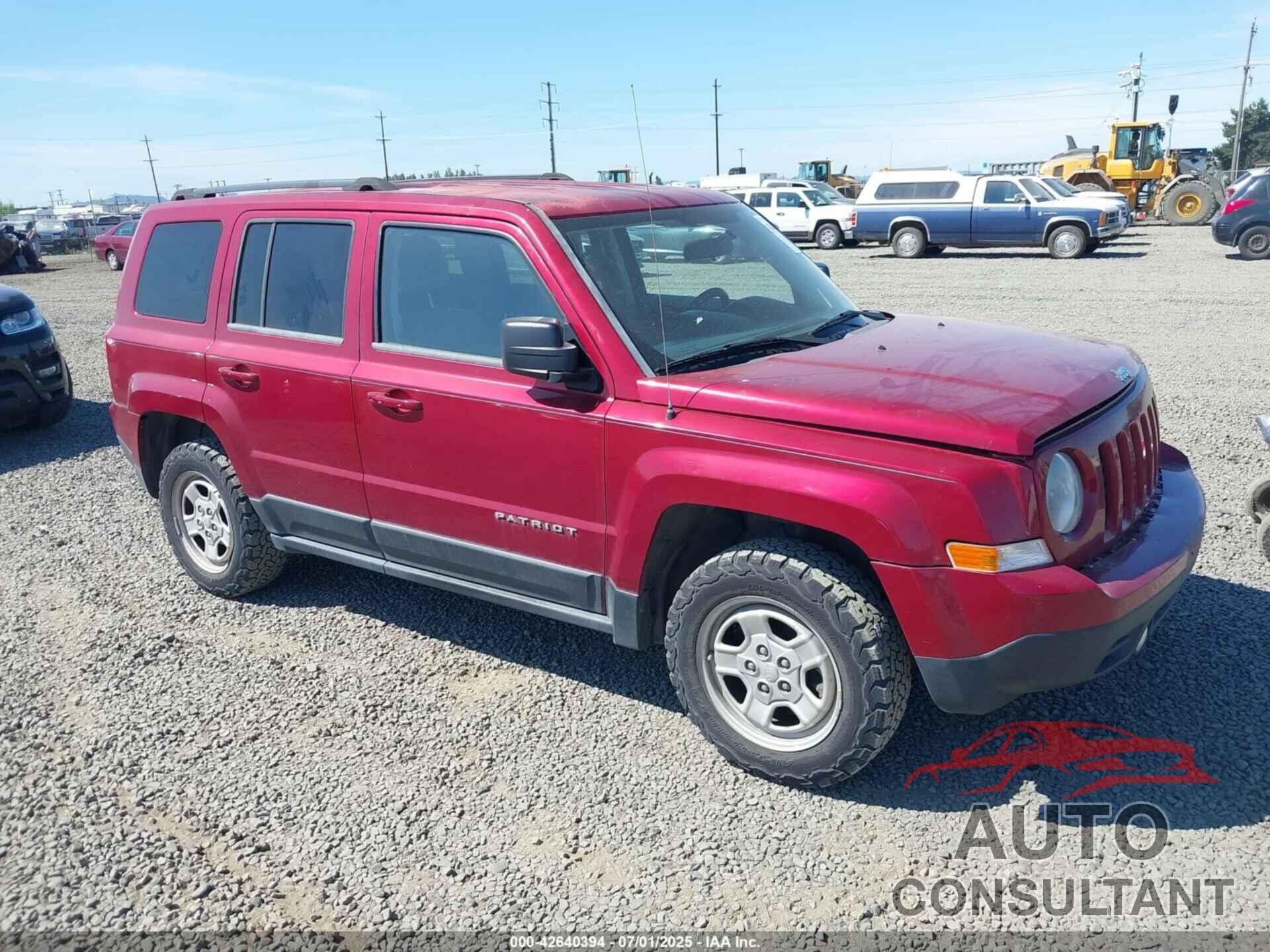 JEEP PATRIOT 2012 - 1C4NJRBB2CD582931