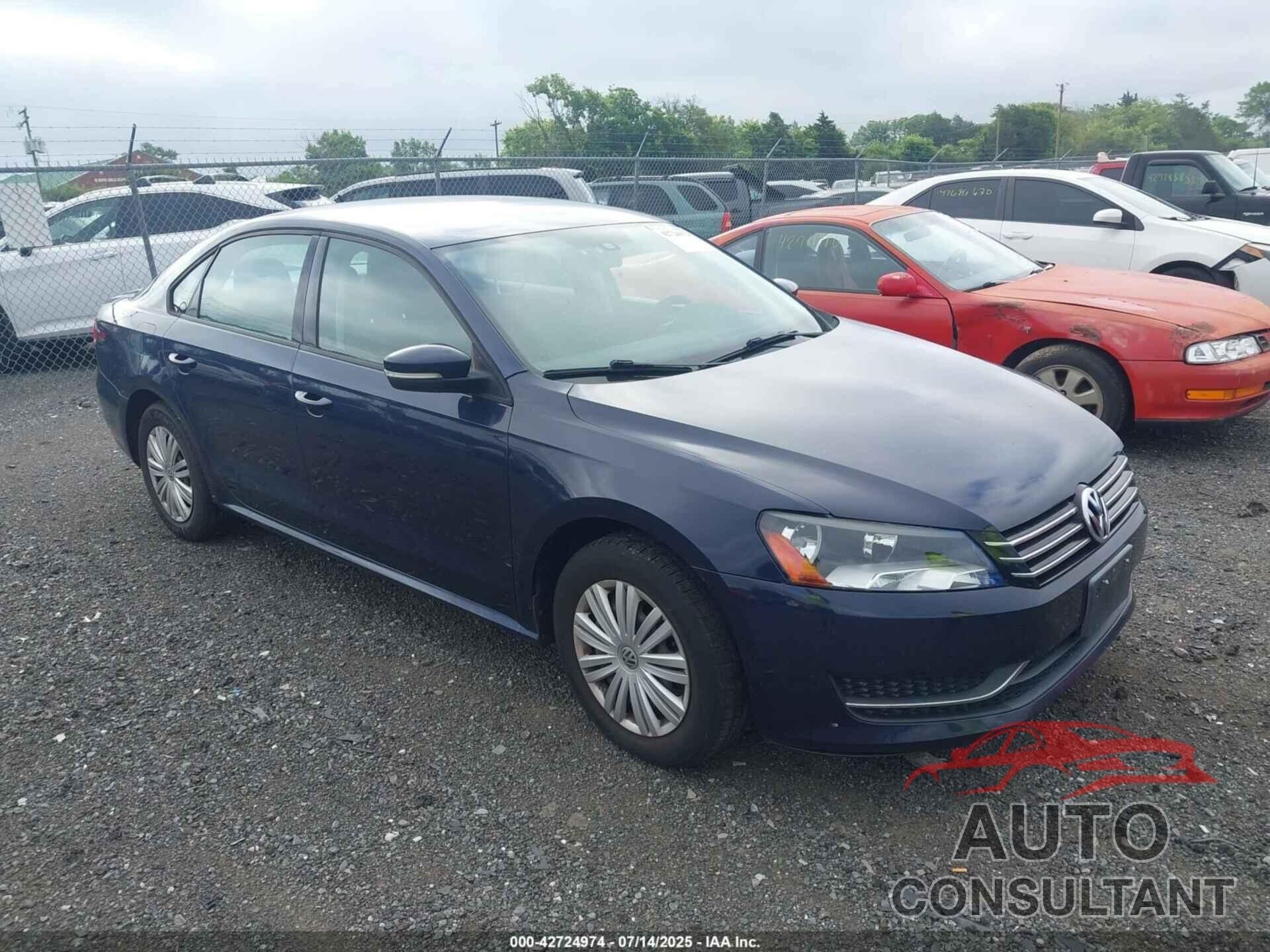 VOLKSWAGEN PASSAT 2014 - 1VWAT7A34EC040131