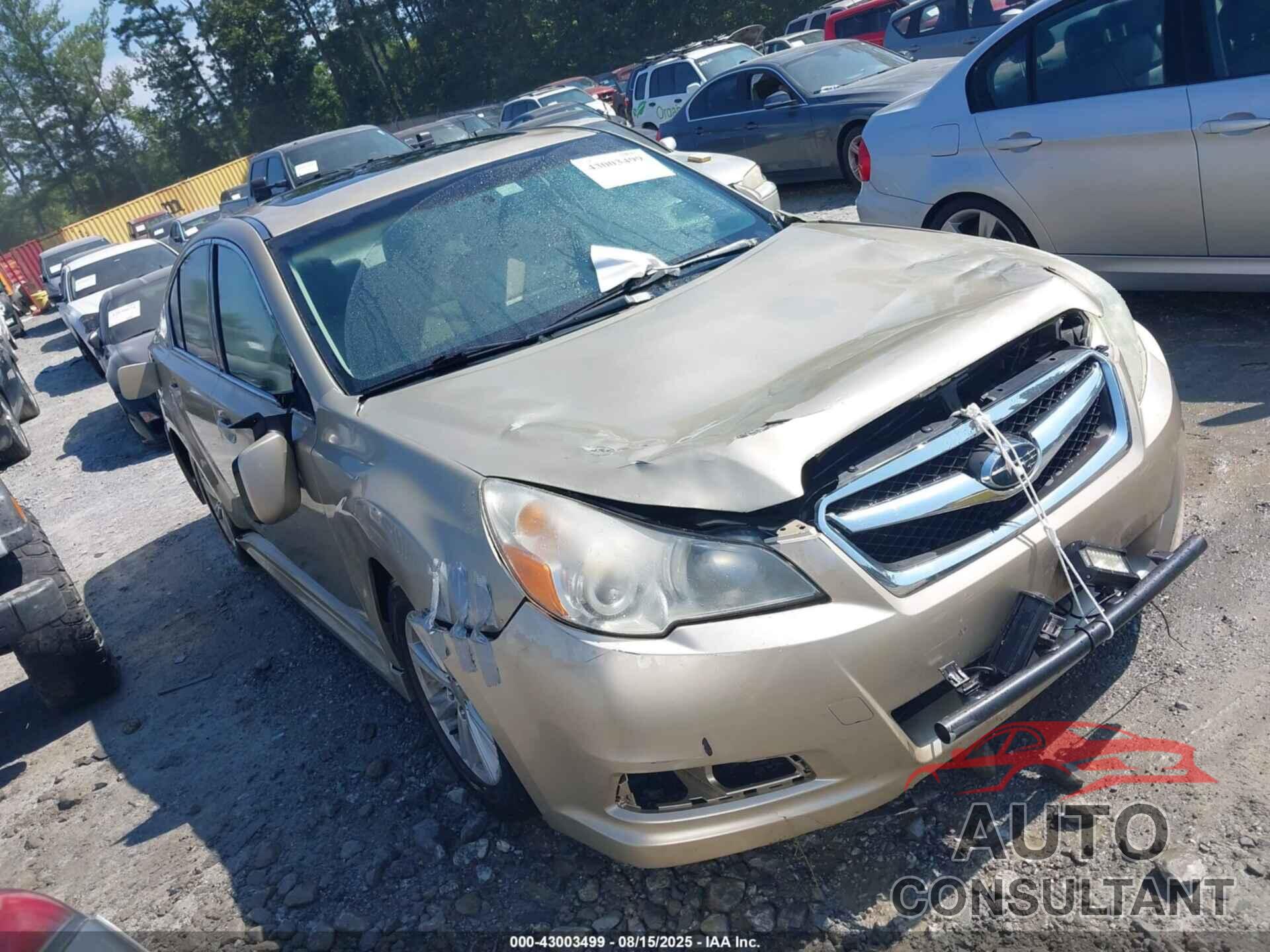 SUBARU LEGACY 2010 - 4S3BMBG60A3214862