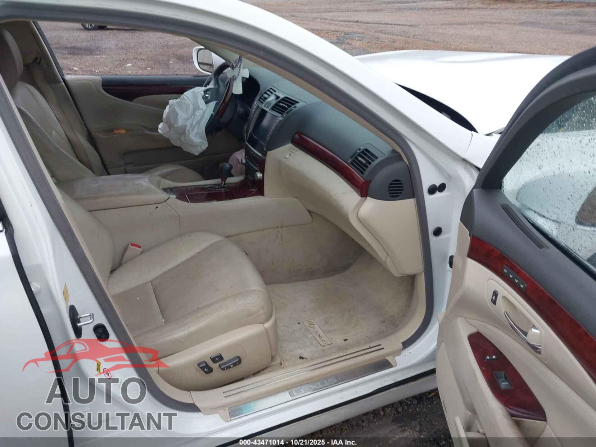 LEXUS LS 460 2010 - JTHBL5EF8A5097459