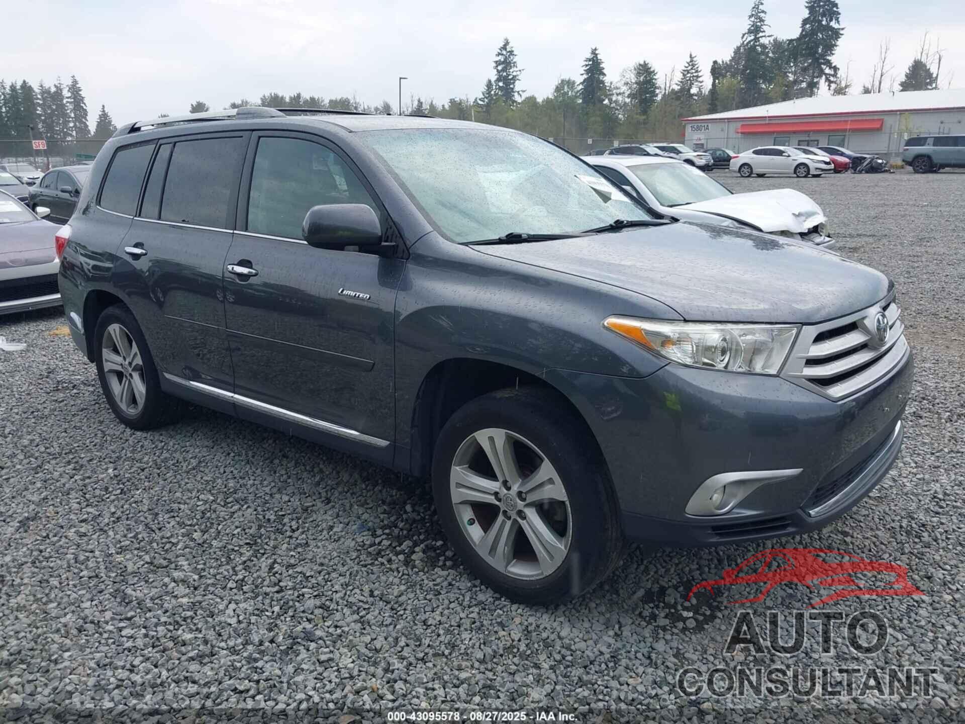 TOYOTA HIGHLANDER 2011 - 5TDDK3EH9BS078398