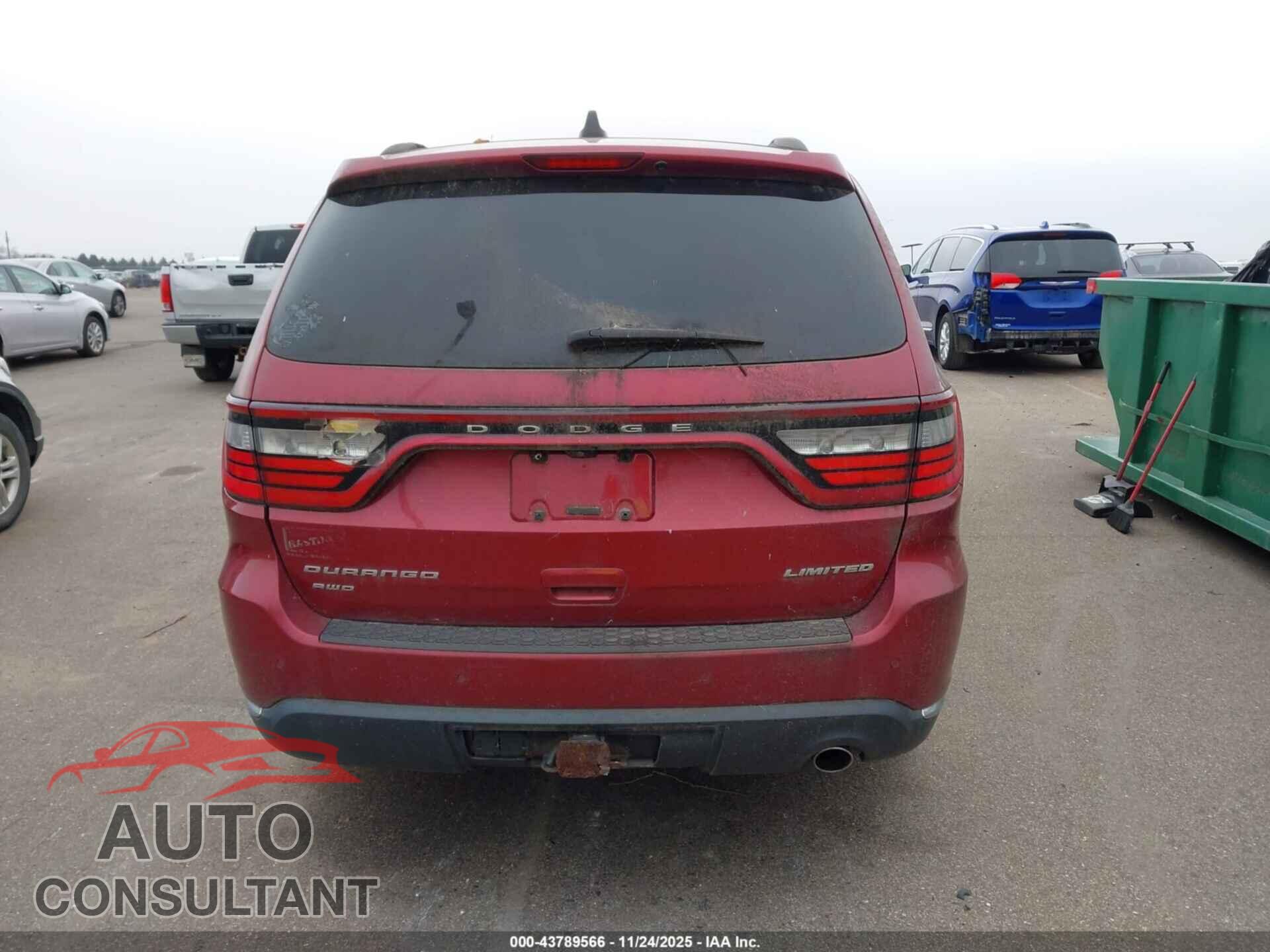 DODGE DURANGO 2014 - 1C4RDJDGXEC323292