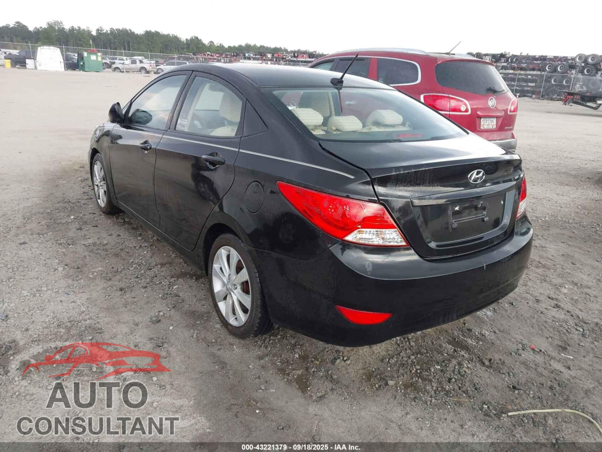 HYUNDAI ACCENT 2012 - KMHCU4AE4CU077028