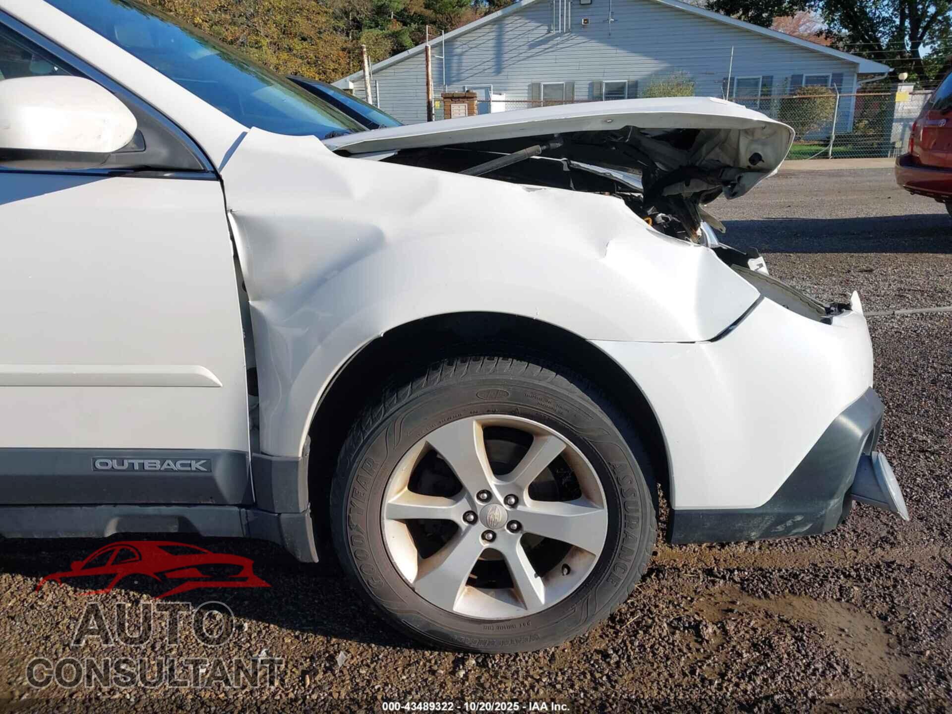 SUBARU OUTBACK 2014 - 4S4BRBDC4E3326383