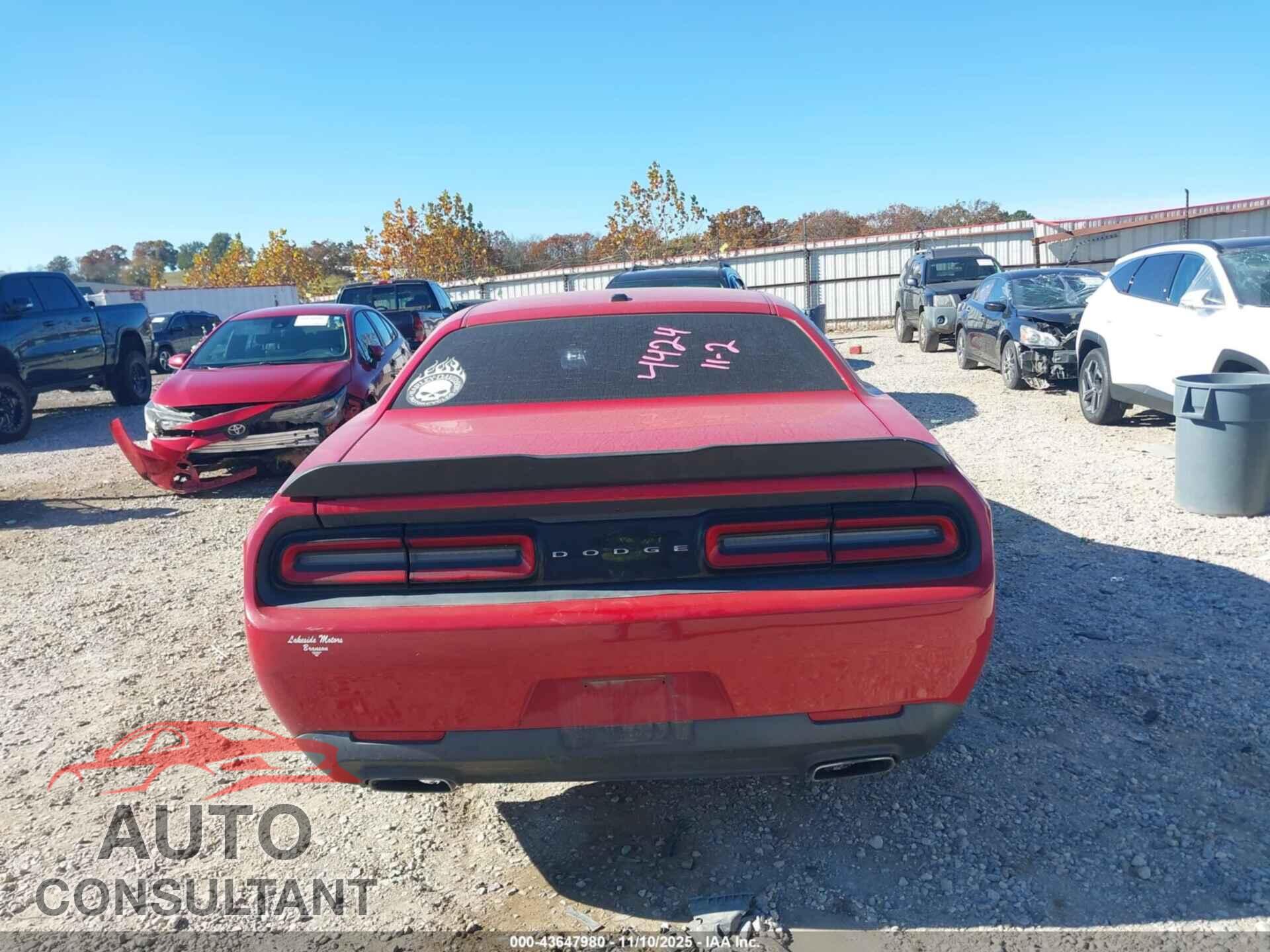 DODGE CHALLENGER 2015 - 2C3CDZAG8FH744424