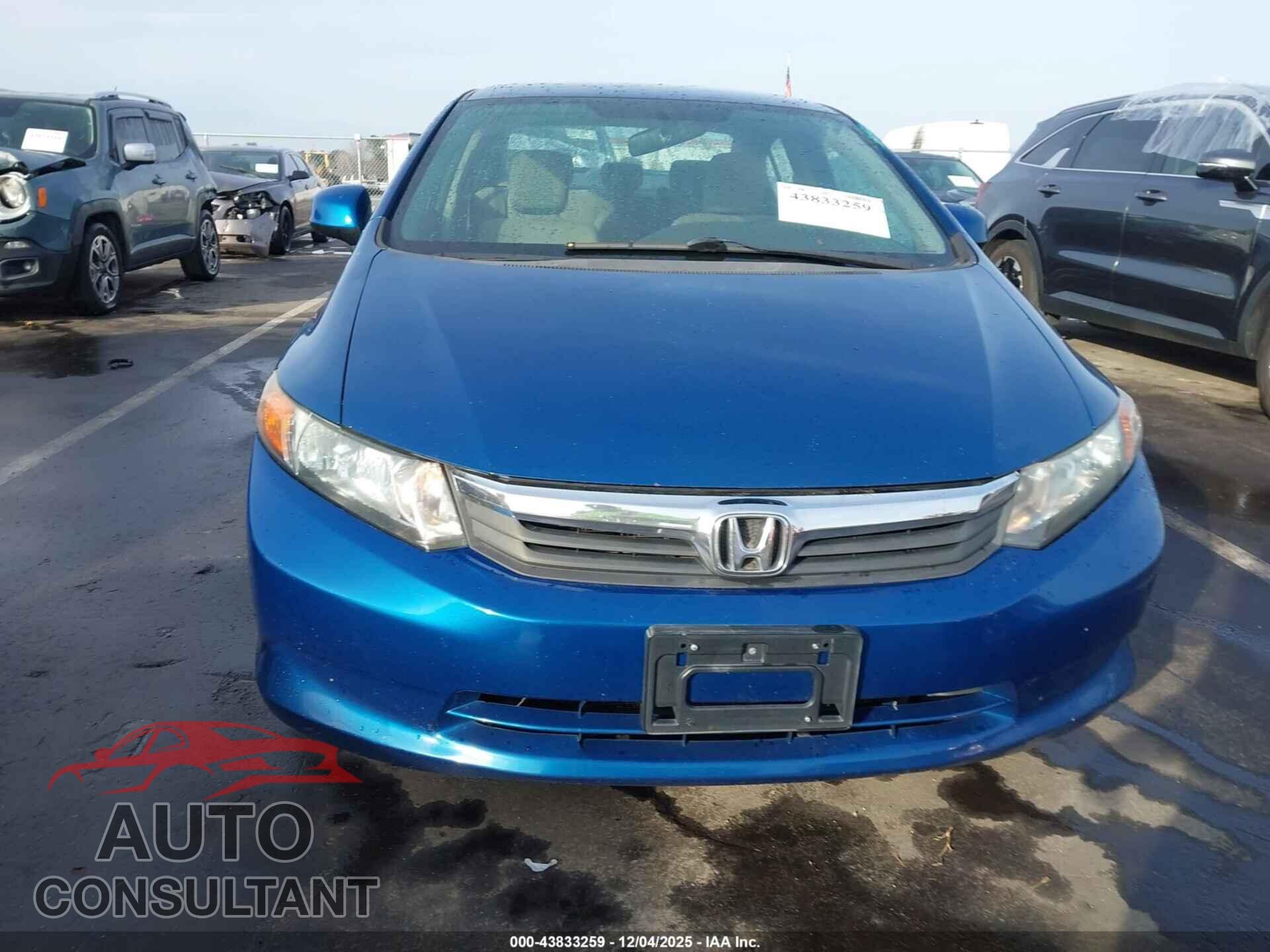 HONDA CIVIC 2012 - 2HGFB2F55CH533367