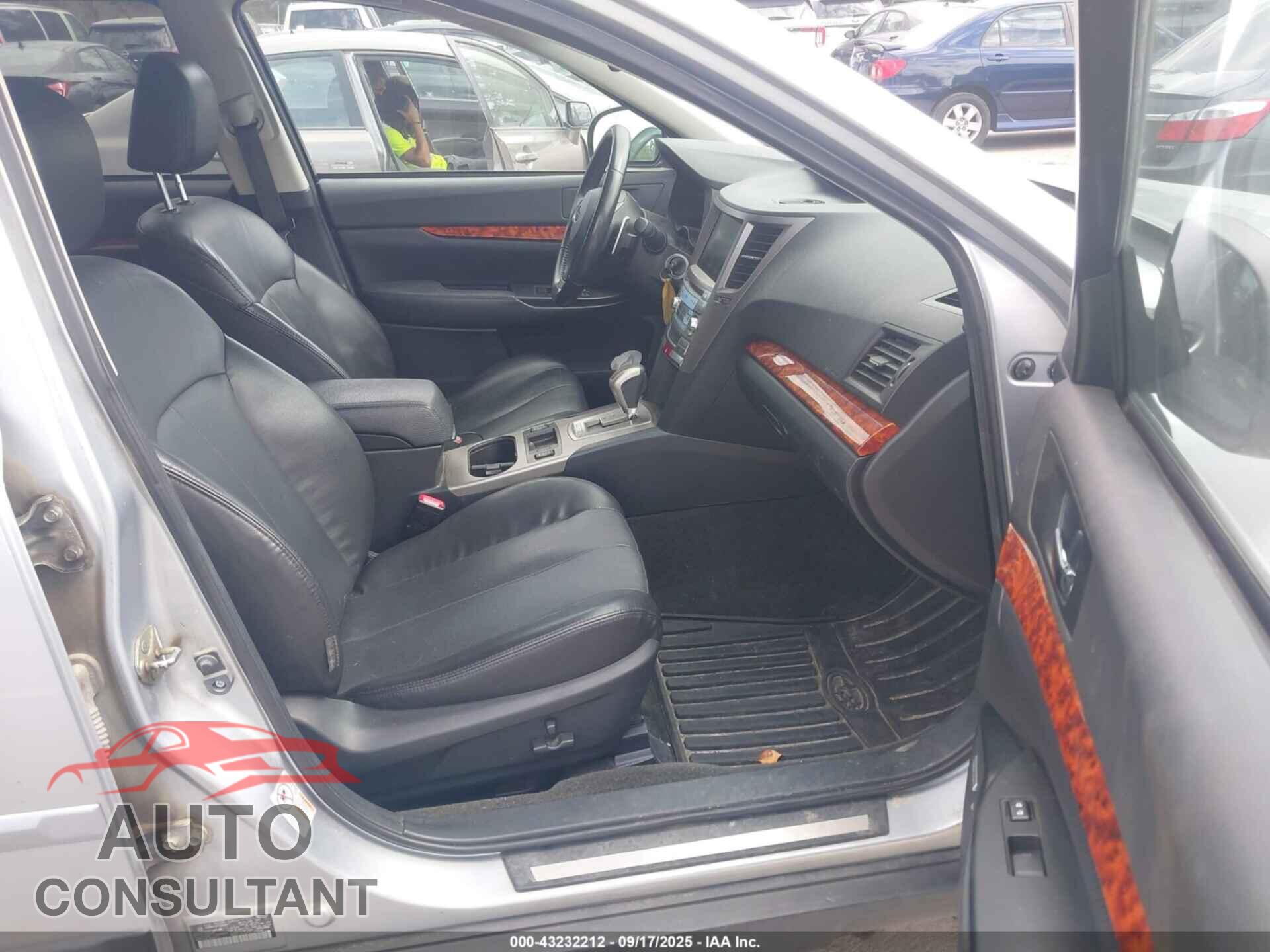 SUBARU OUTBACK 2012 - 4S4BRBLC2C3286402