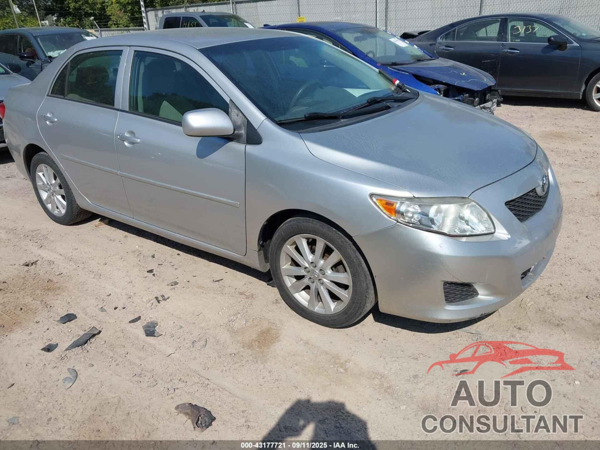 TOYOTA COROLLA 2009 - JTDBL40E199019233