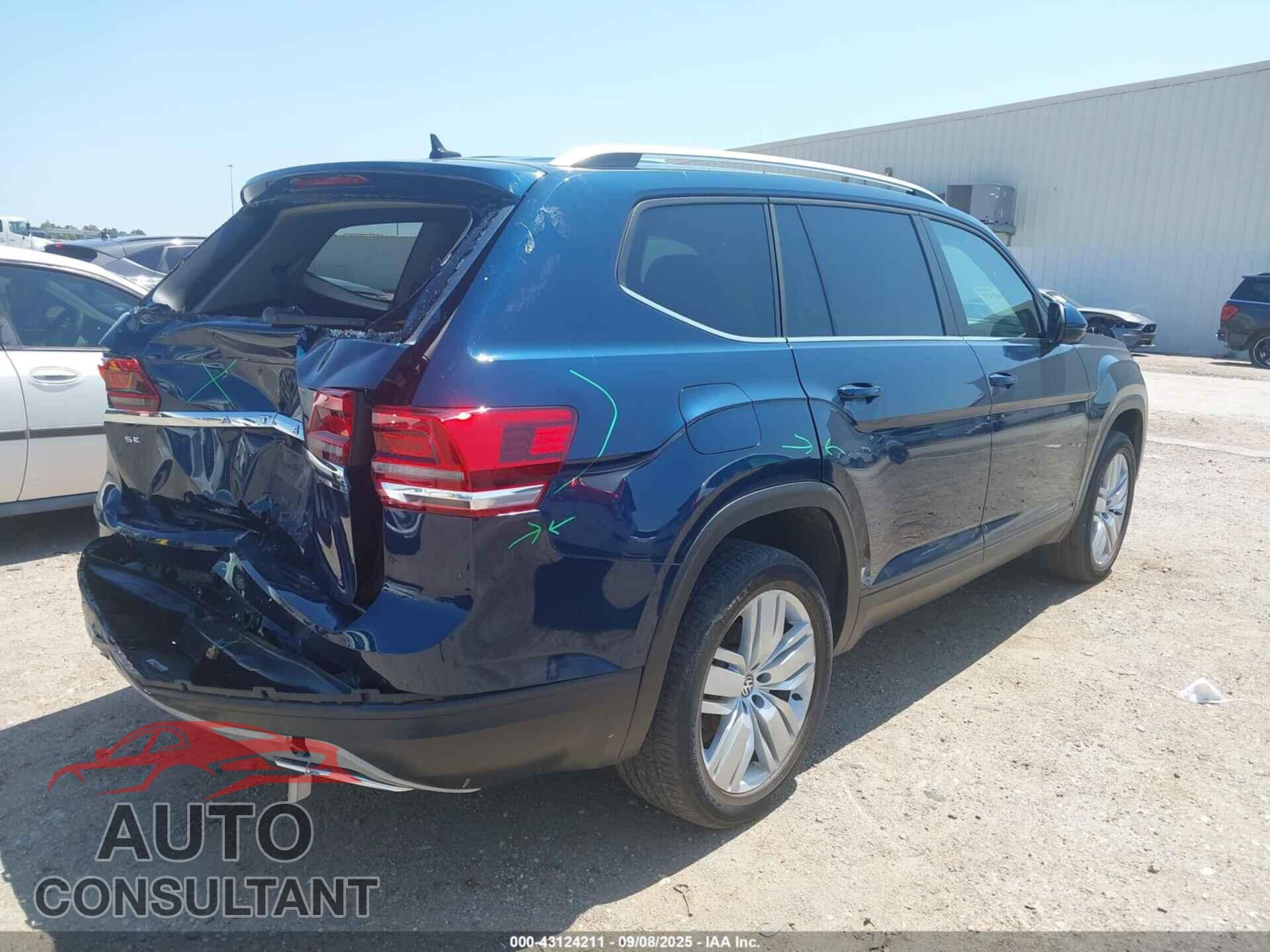 VOLKSWAGEN ATLAS 2019 - 1V2WP2CA5KC588564