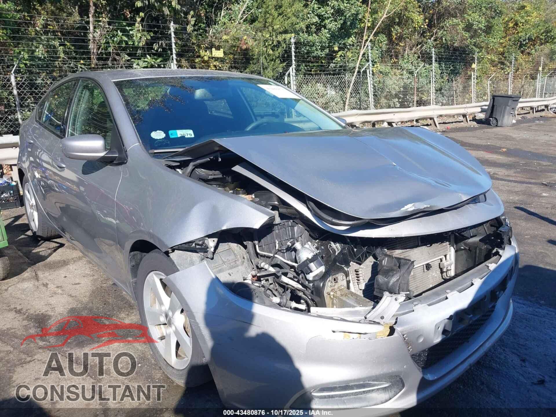DODGE DART 2015 - 1C3CDFBB9FD275519