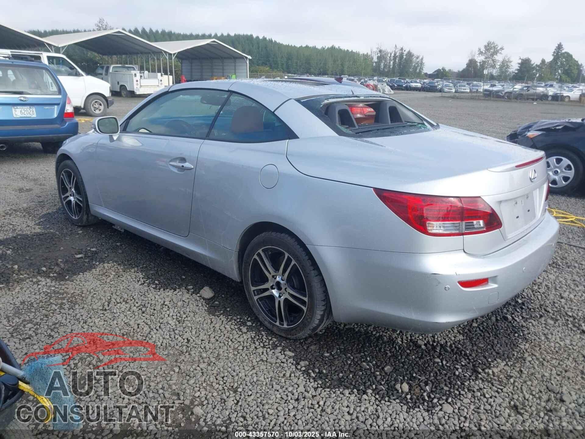 LEXUS IS 250C 2011 - JTHFF2C28B2520146