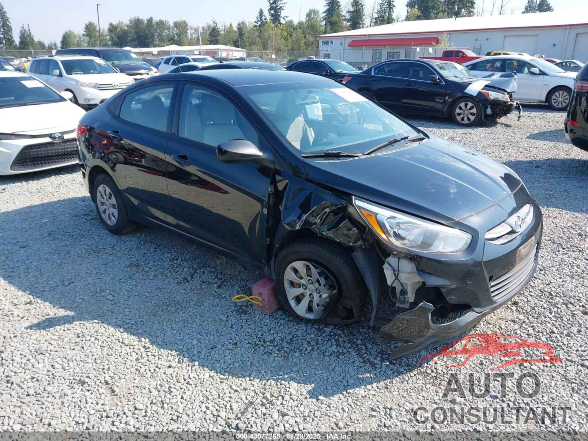 HYUNDAI ACCENT 2016 - KMHCT4AE4GU121084