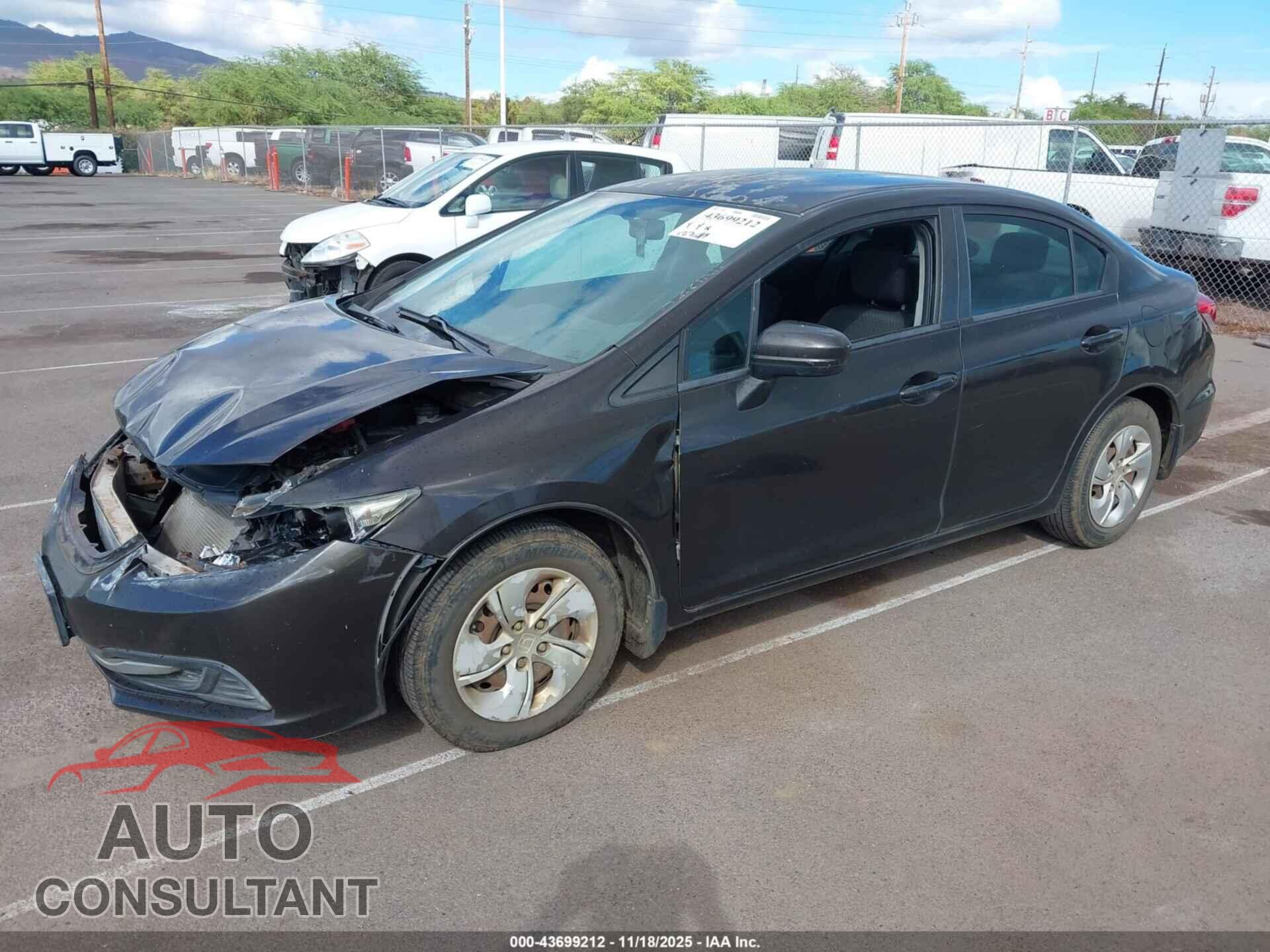 HONDA CIVIC 2014 - 2HGFB2F57EH503595