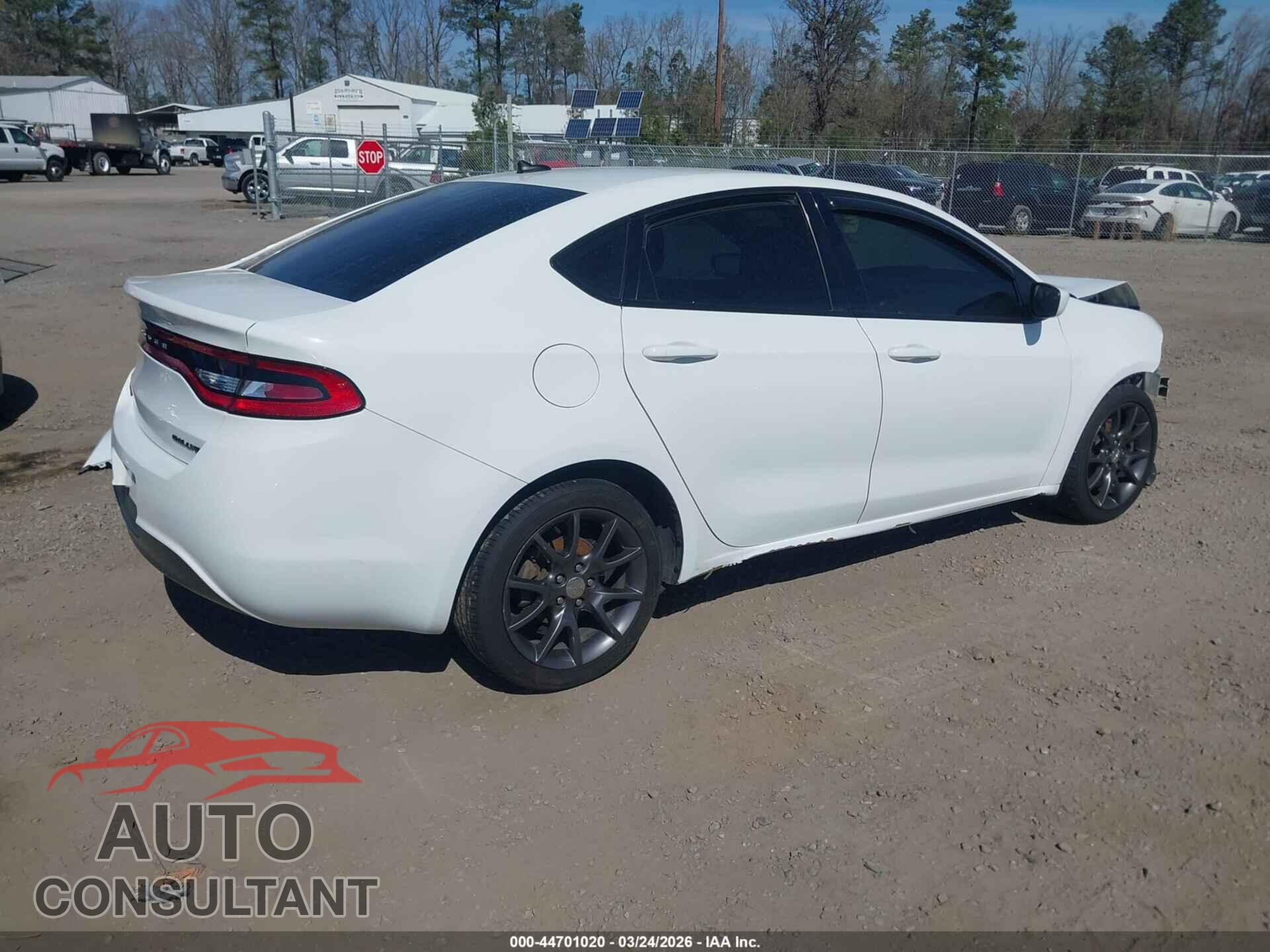 DODGE DART 2016 - 1C3CDFFA5GD801907