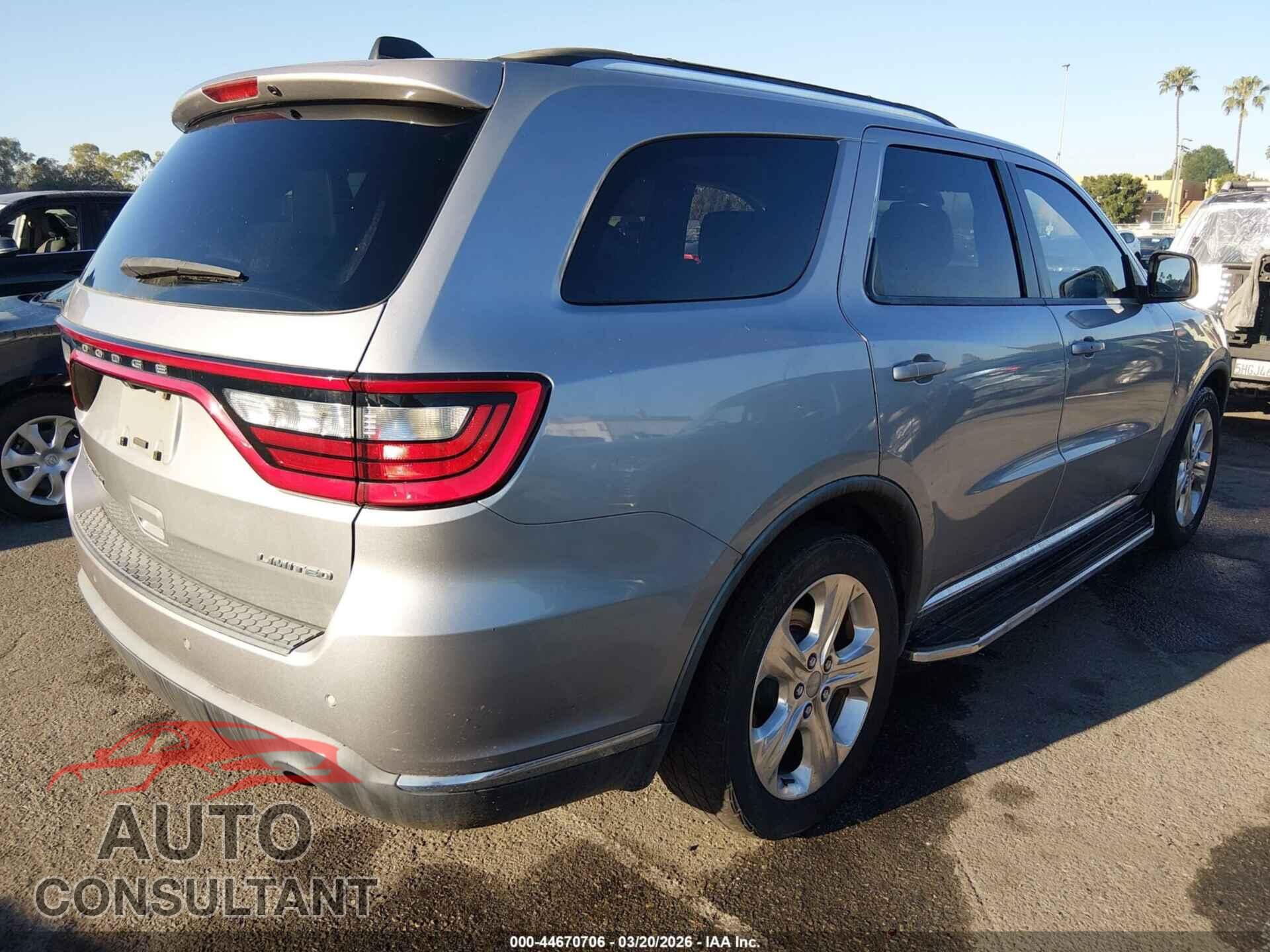 DODGE DURANGO 2014 - 1C4RDHDG6EC592219