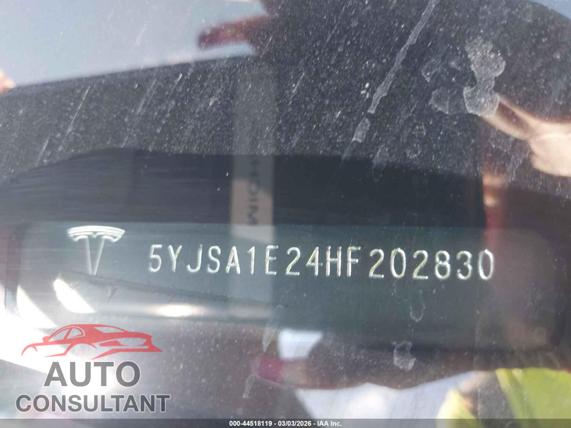 TESLA MODEL S 2017 - 5YJSA1E24HF202830