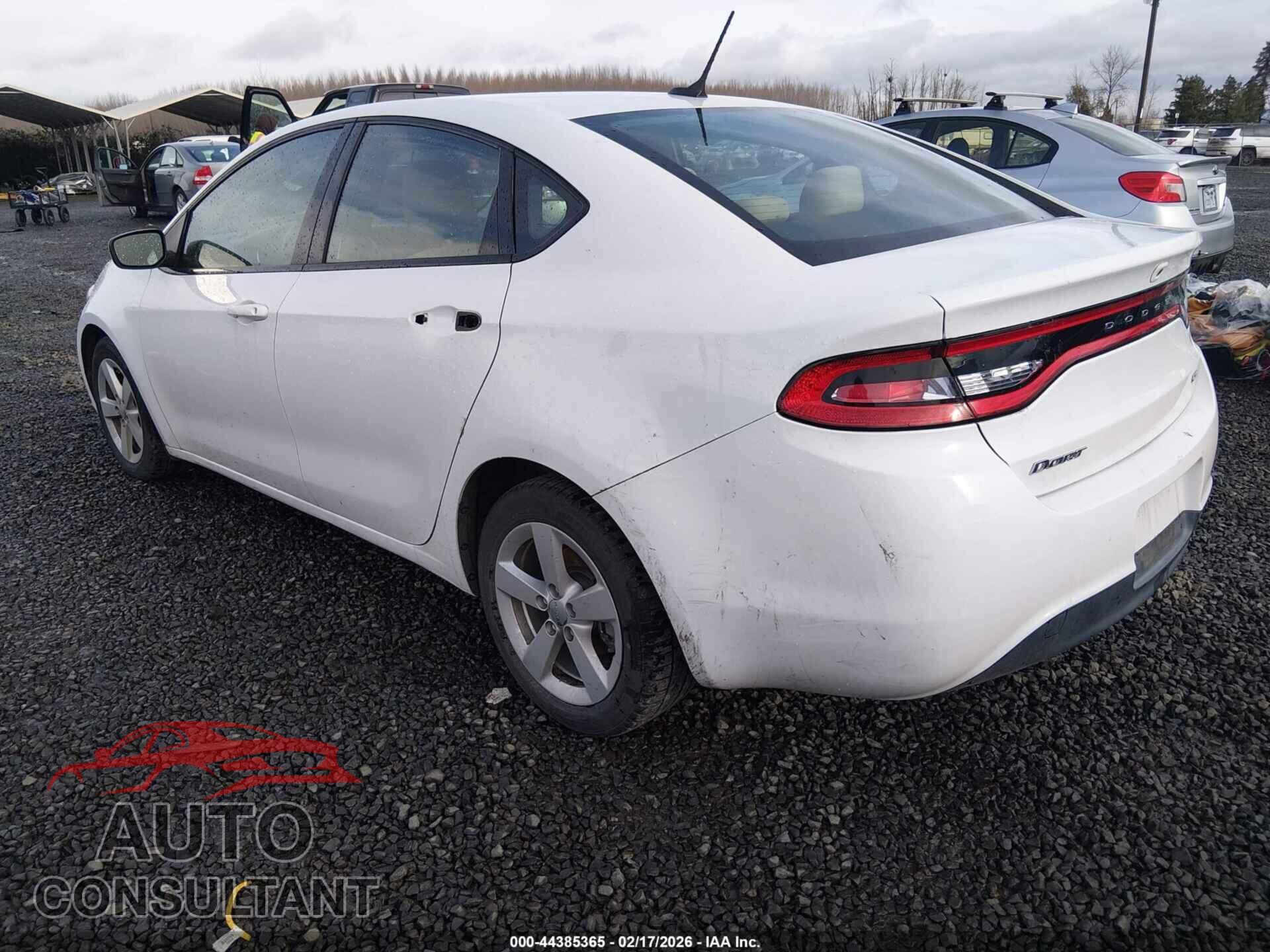 DODGE DART 2015 - 1C3CDFBBXFD402696