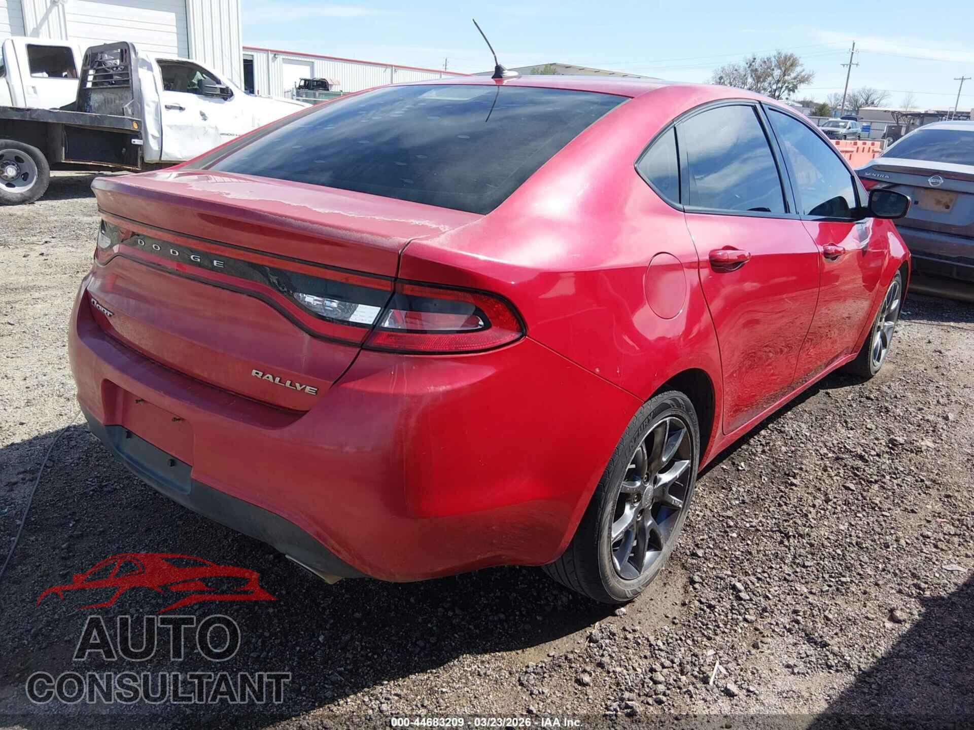 DODGE DART 2013 - 1C3CDFBA2DD326248